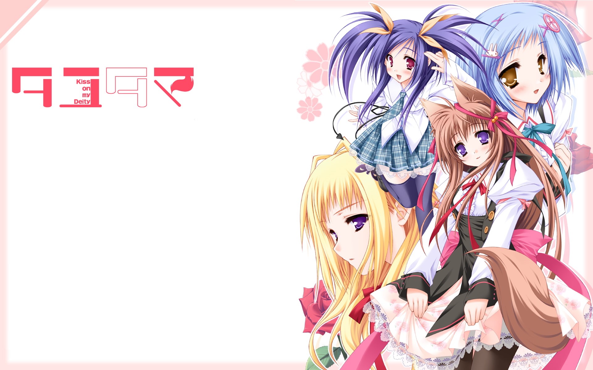 copy space, day, indoors, 1080P, Takanashi Yumina, women, people, females, art and craft, Kawai Ameri, text, Kisaragi Mifuyu, human representation, anime girls, HD Wallpaper