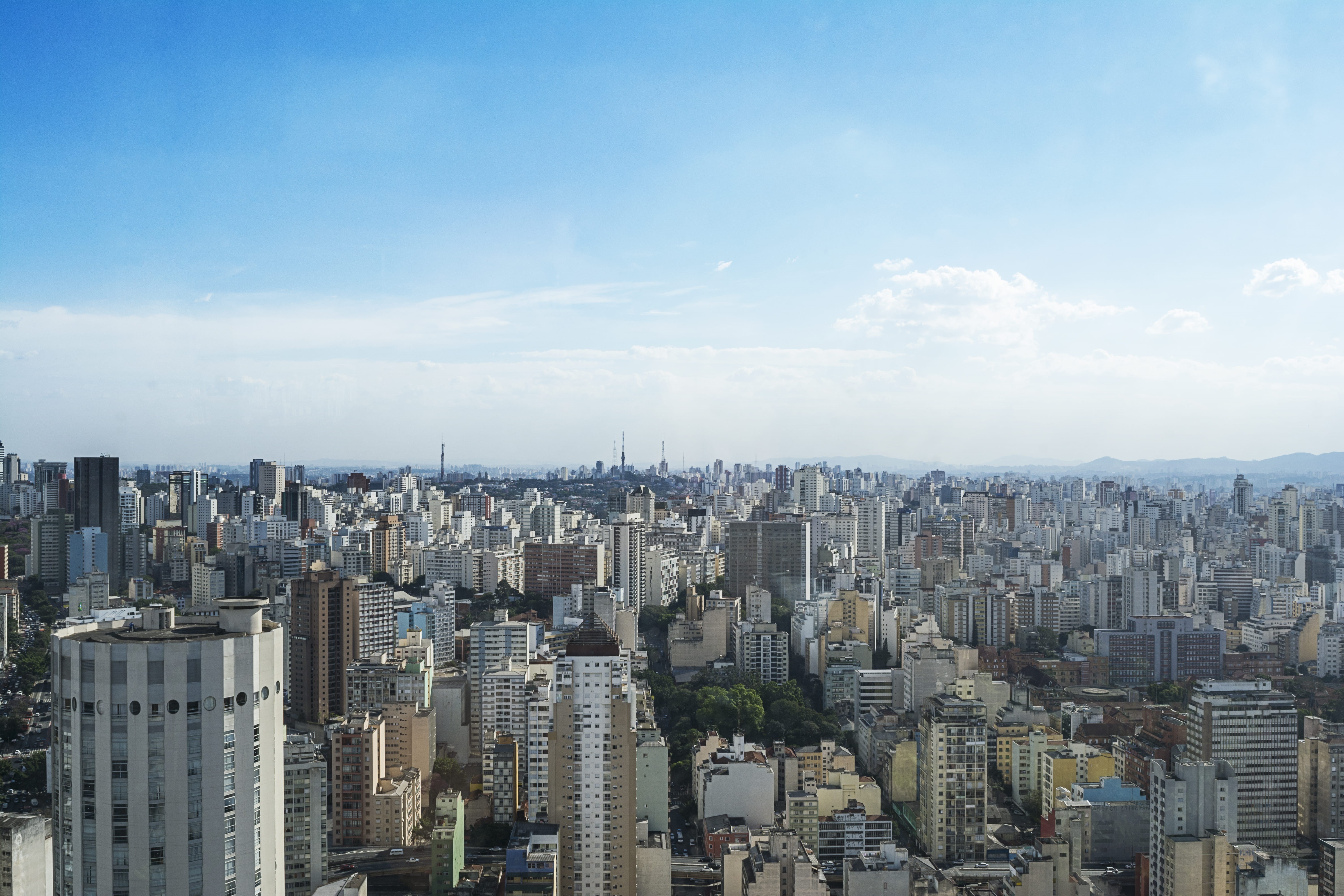 cityscape, south, blue, landscape, office building exterior, building, buildings, skyscraper, nature, crowd, financial district, architecture, skyline, HD Wallpaper