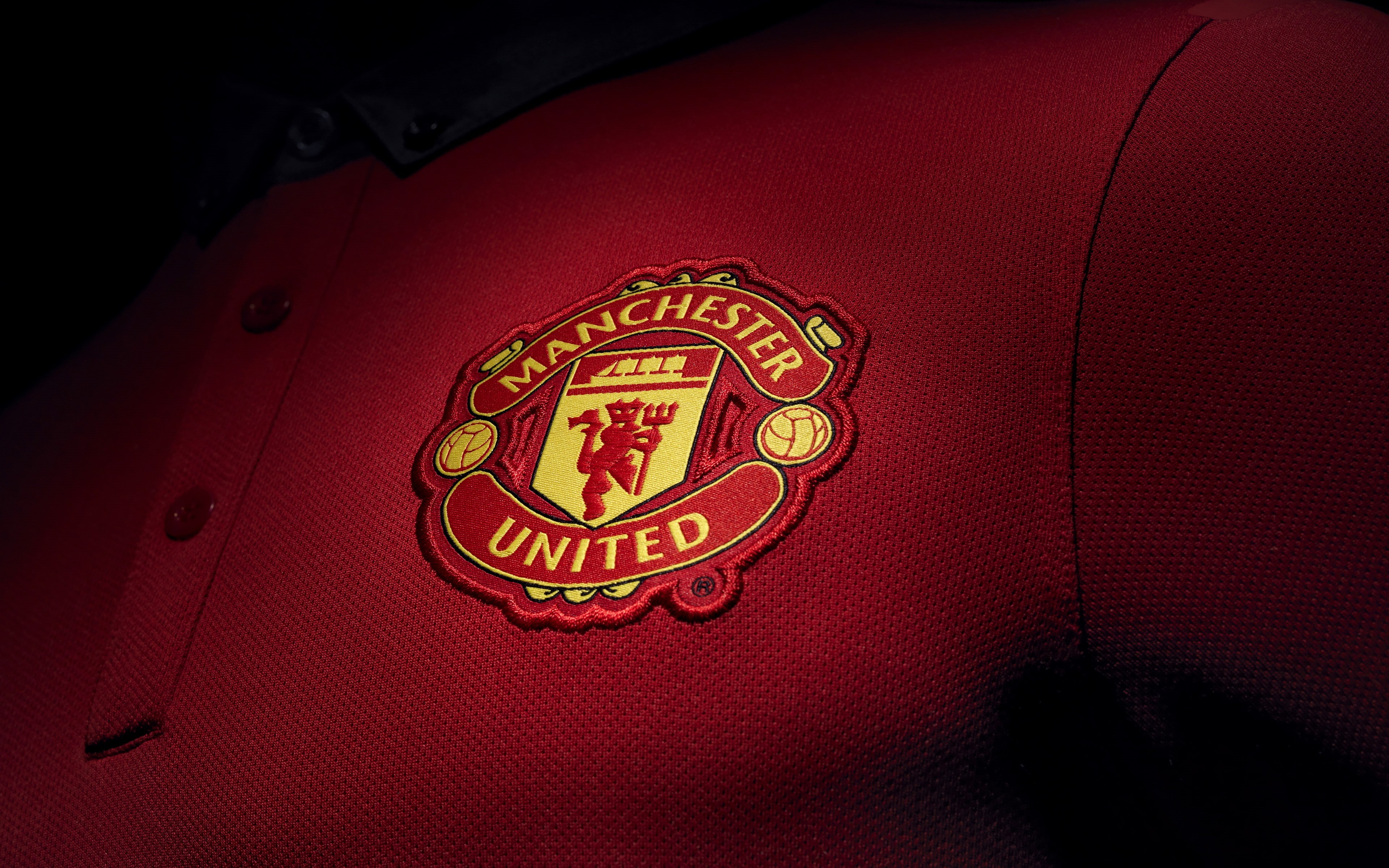 chinese new year, logo, symbol, festival, Premier League, Manchester United, respect, sports jerseys, red, indoors, 4K, event, communication, western script, HD Wallpaper