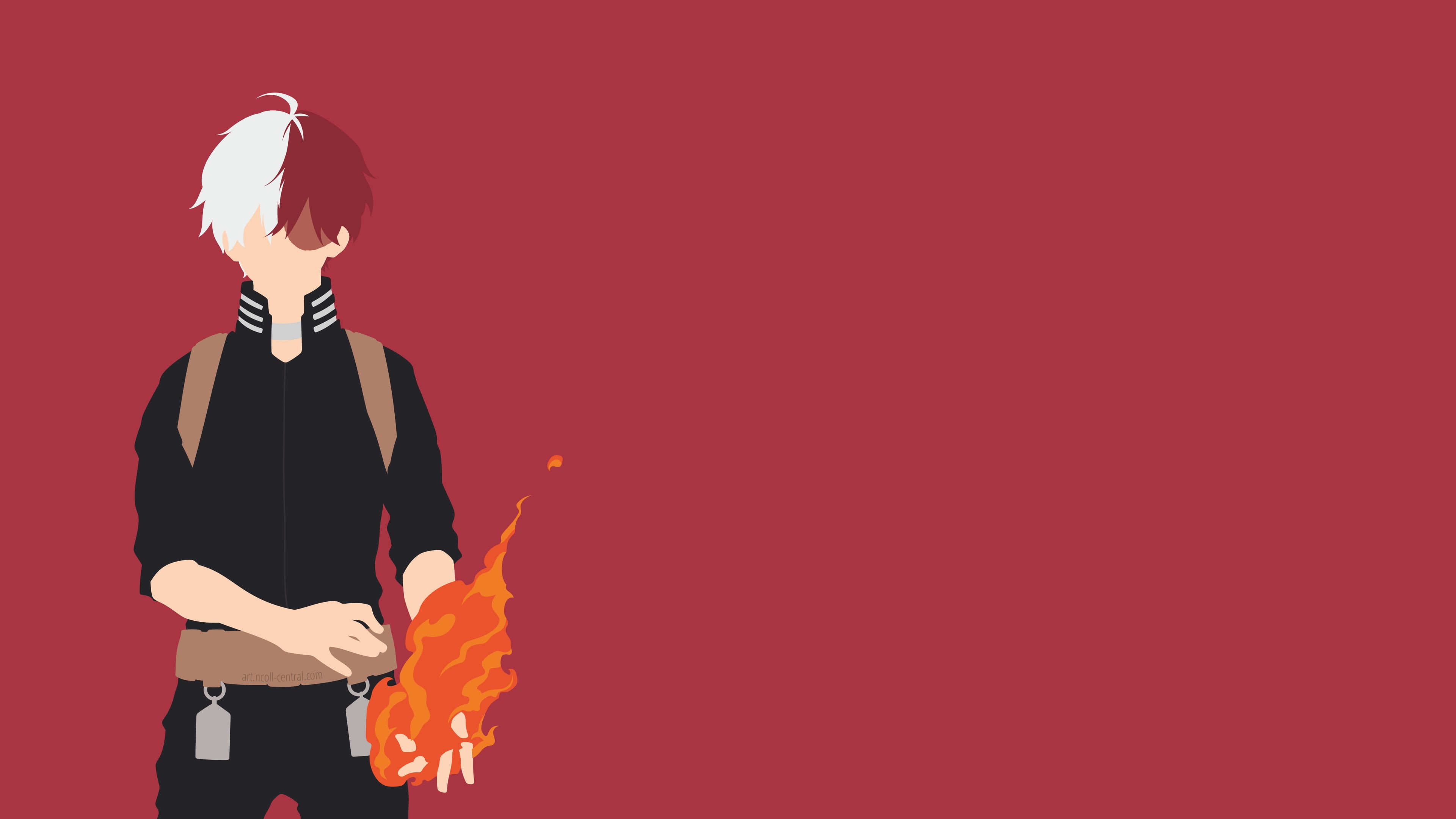 4K, My Hero Academia, Shoto Todoroki, Anime, HD Wallpaper