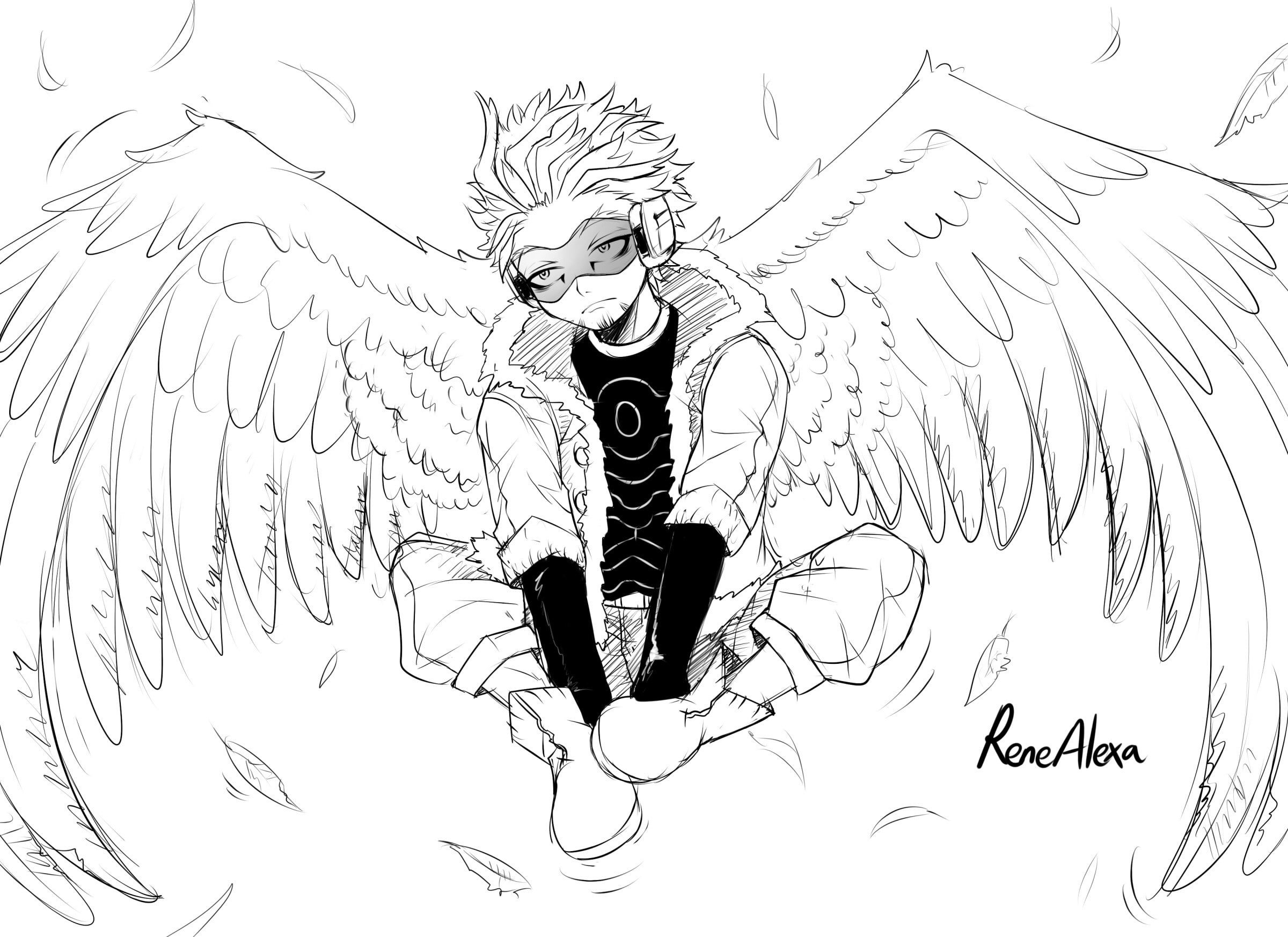 Anime, 1080P, My Hero Academia, Hawks (Boku No Hero Academia), HD Wallpaper