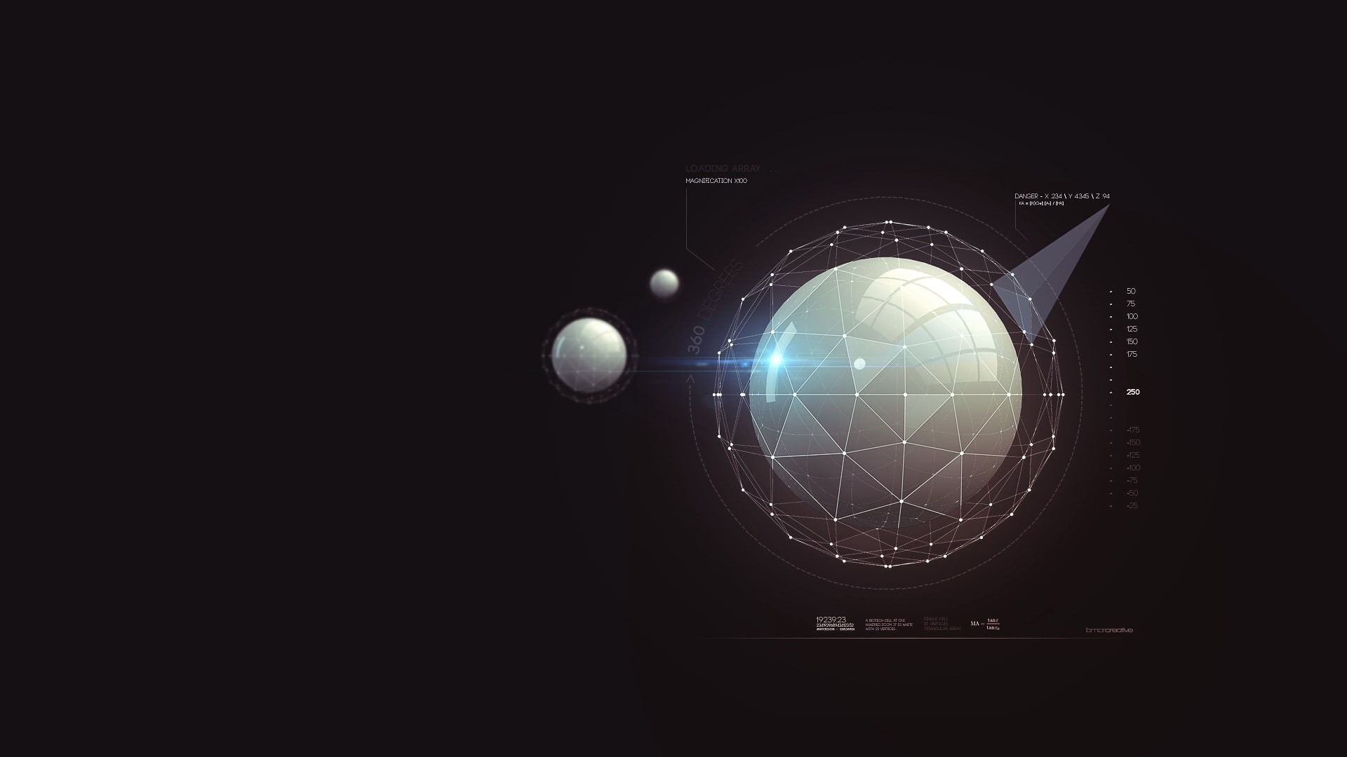 geometric shape, 1080P, music, projection equipment, white color, backgrounds, diagram, sphere, circle, lens flare, light - natural phenomenon, Space, HD Wallpaper