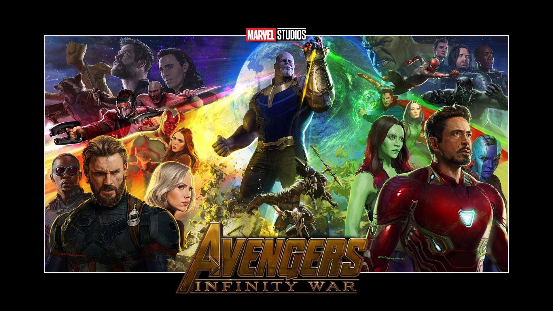 Falcon (Marvel Comics), Zoe Saldana, Spider-Man, Movie, Black Panther, Tom Holland, Vision (Marvel Comics), Loki, 1080P, Elizabeth Olsen, Star Lord, Nebula, HD Wallpaper