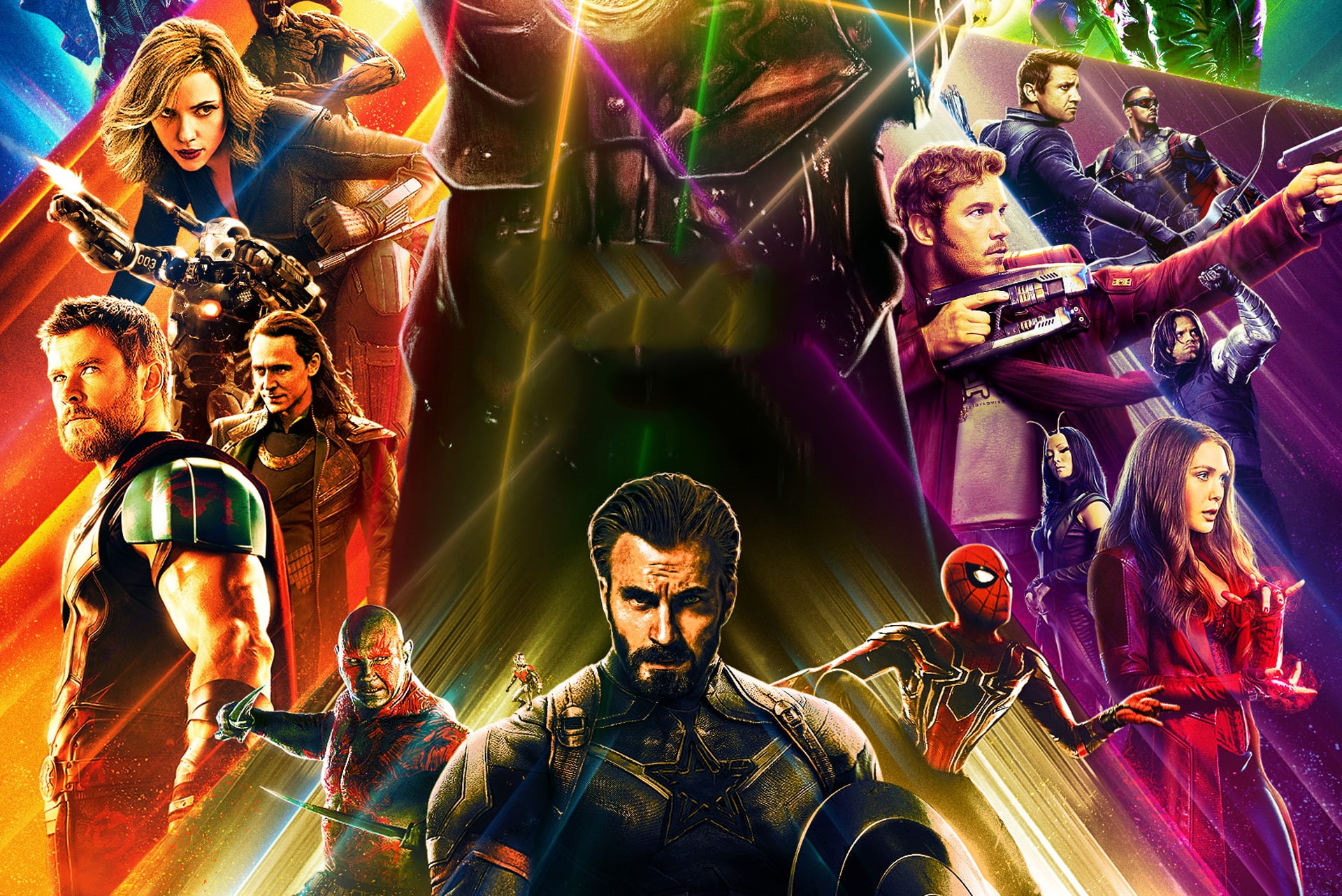Ant-Man, Drax The Destroyer, Scarlet Witch, Spider-Man, Thor, Falcon (Marvel Comics), Hawkeye, Mantis (Marvel Comics), War Machine, Avengers: Infinity War, HD Wallpaper