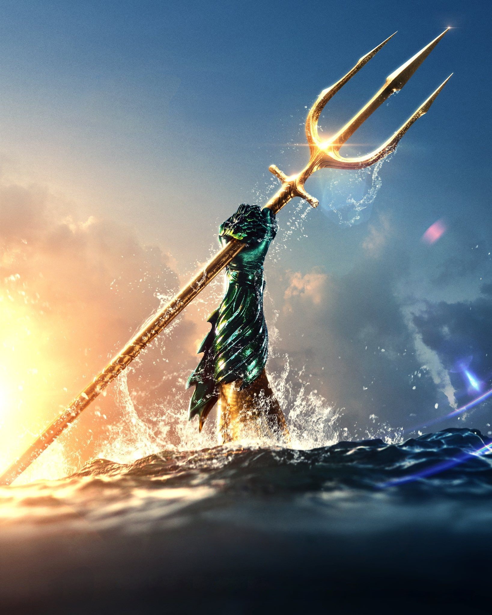 aquaman, brand, new, movie, 1080P, poster, Phone HD Wallpaper