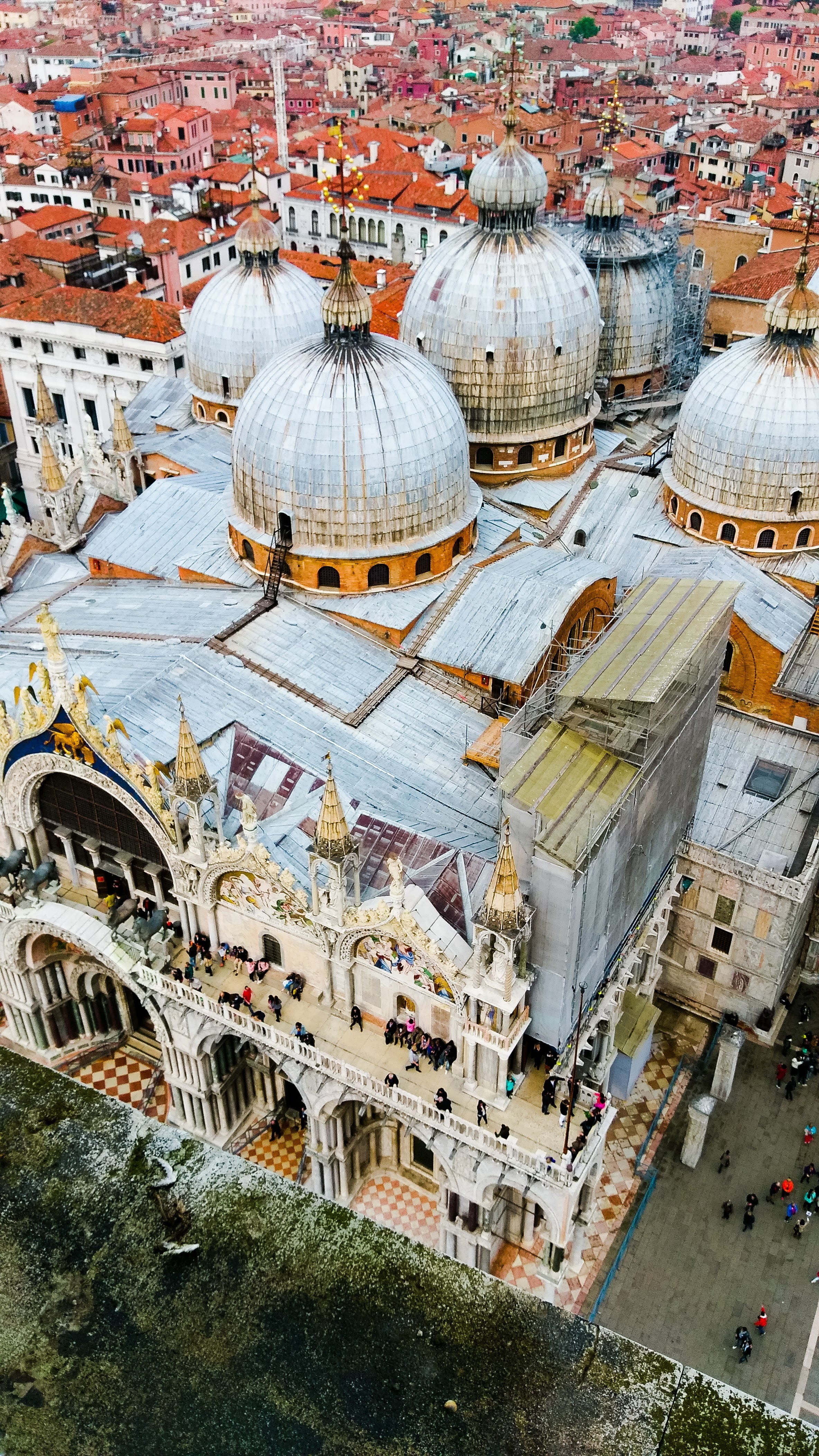 outdoors, 4K, macbookpro, kevinclyde, dome, venezia, europe, day, place of worship, iphone, macbook, cityscape, travel, architecture, high angle view, Phone HD Wallpaper