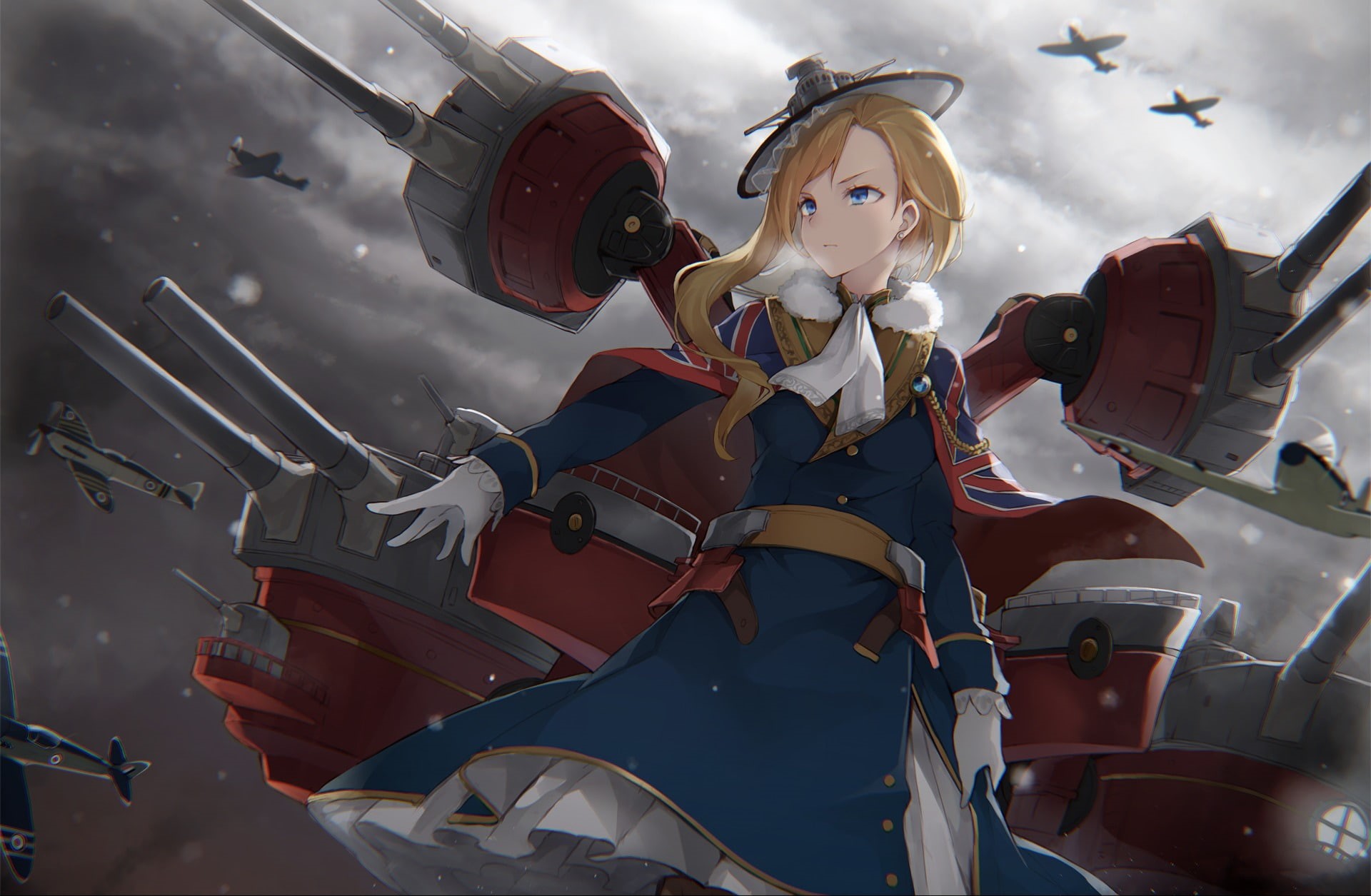 Hood (Azur Lane), Anime, Azur Lane, 1080P, HD Wallpaper