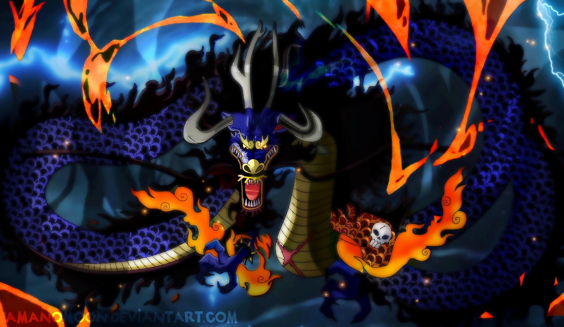 Anime, 1080P, Kaido (One Piece), One Piece, HD Wallpaper