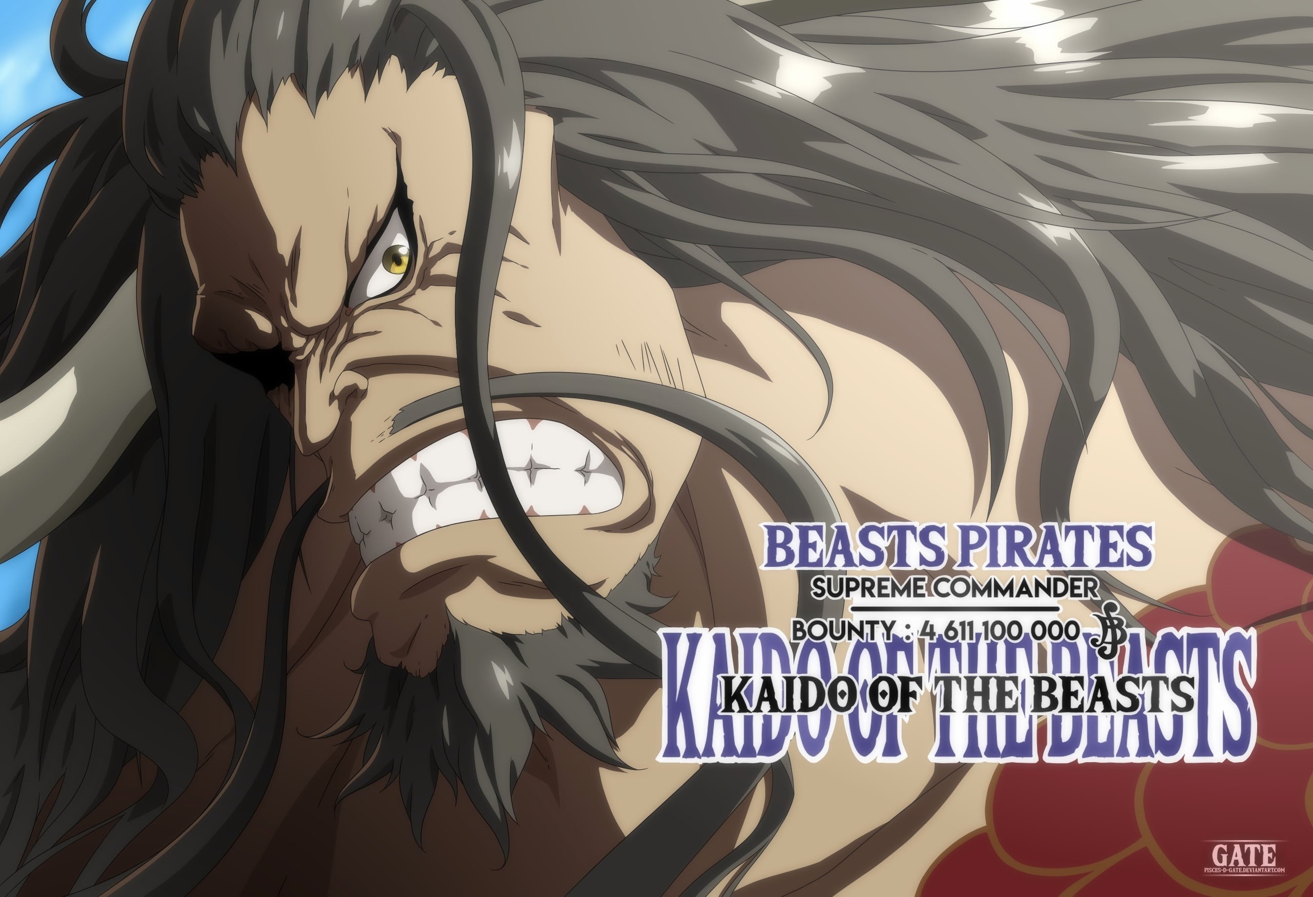 One Piece, 2K, Kaido (One Piece), HD Wallpaper