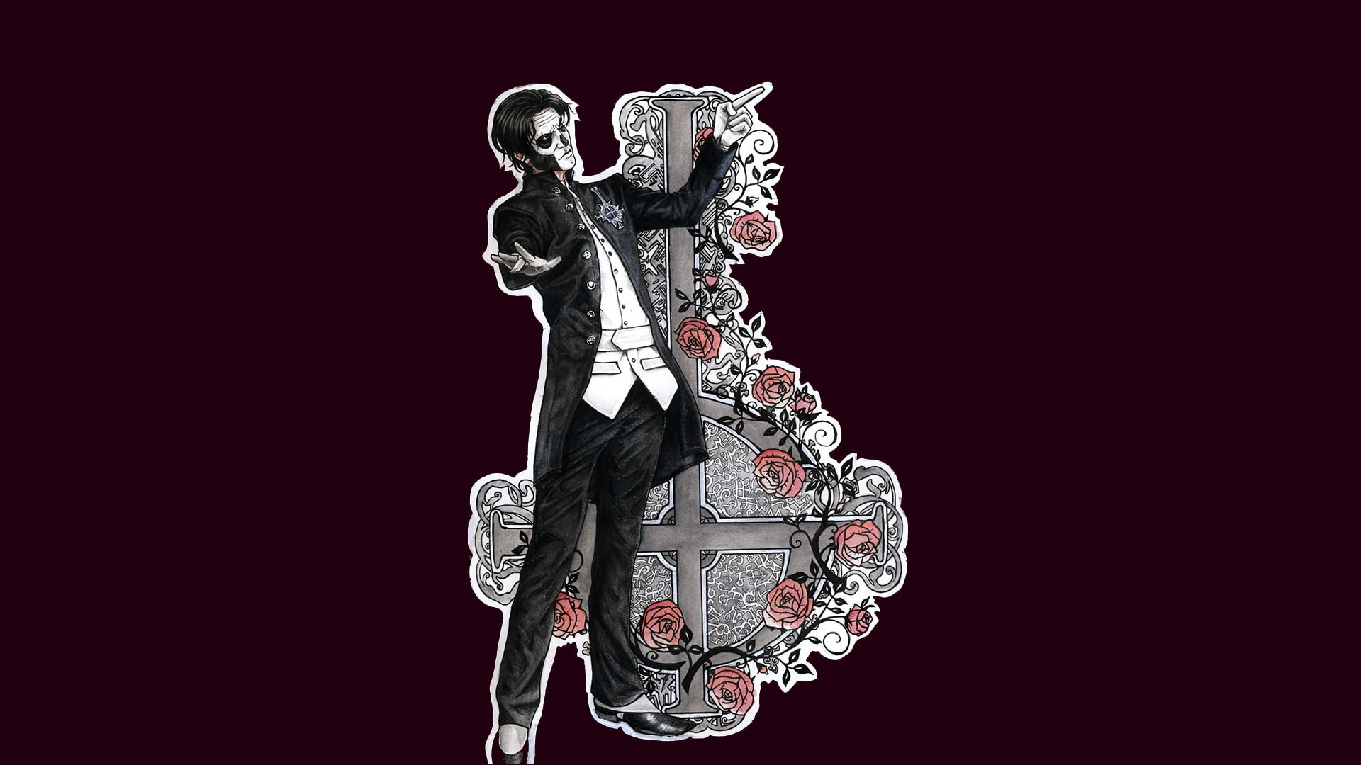 Ghost B.C., Ghost, Papa Emeritus, 1080P, HD Wallpaper