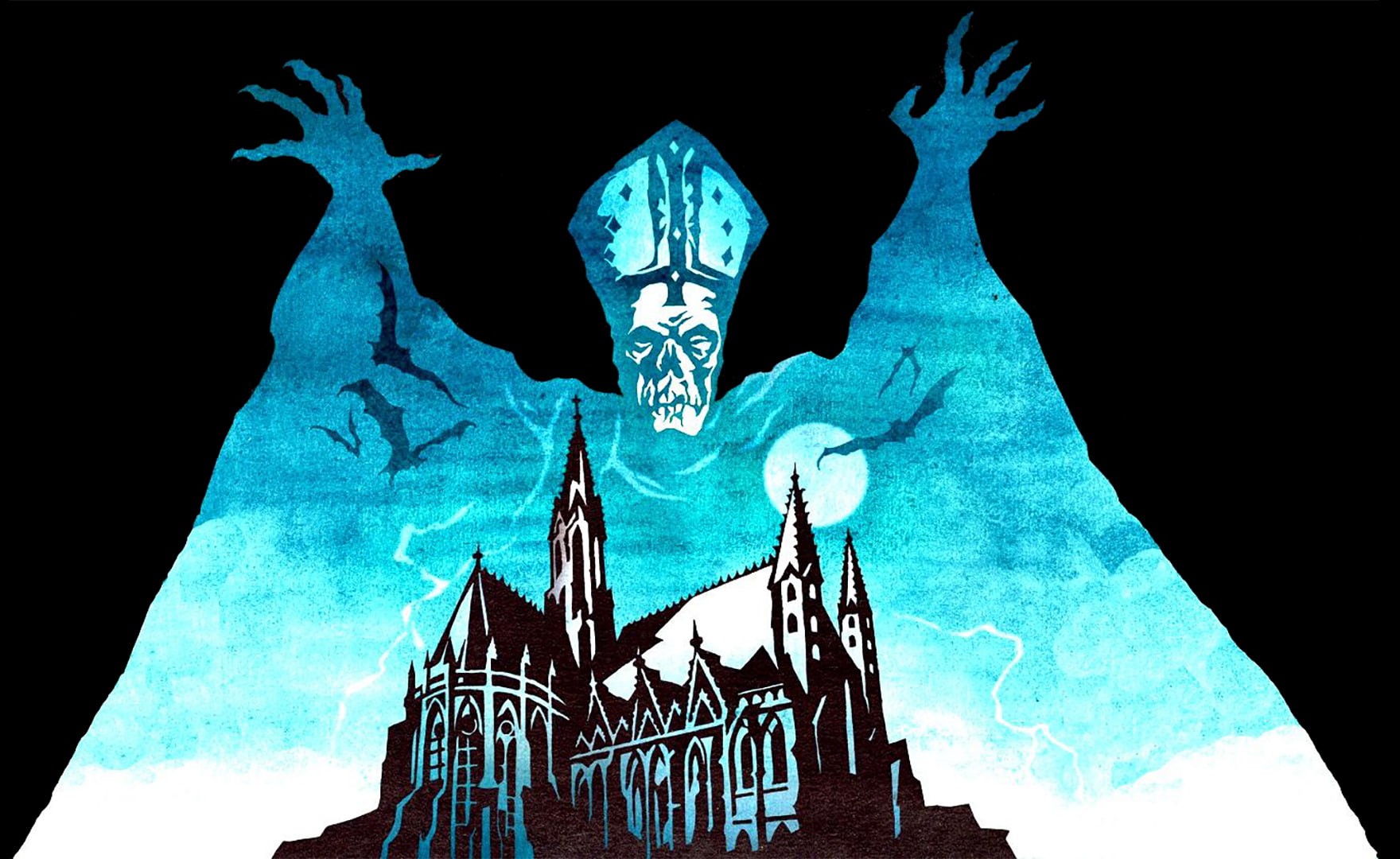 Ghost B.C., 720P, cathedral, ghost, HD Wallpaper