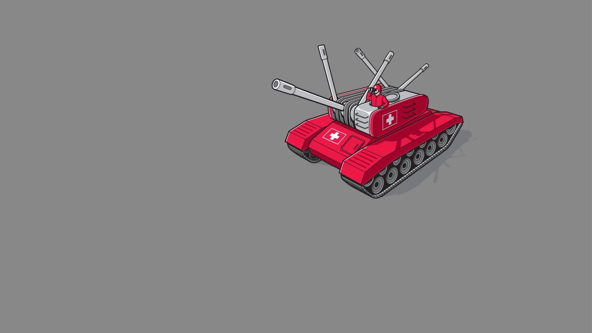 digital art, mode of transportation, tank, no people, swiss boxcutters, machinery, simple background, still life, threadless, land vehicle, minimalism, HD Wallpaper