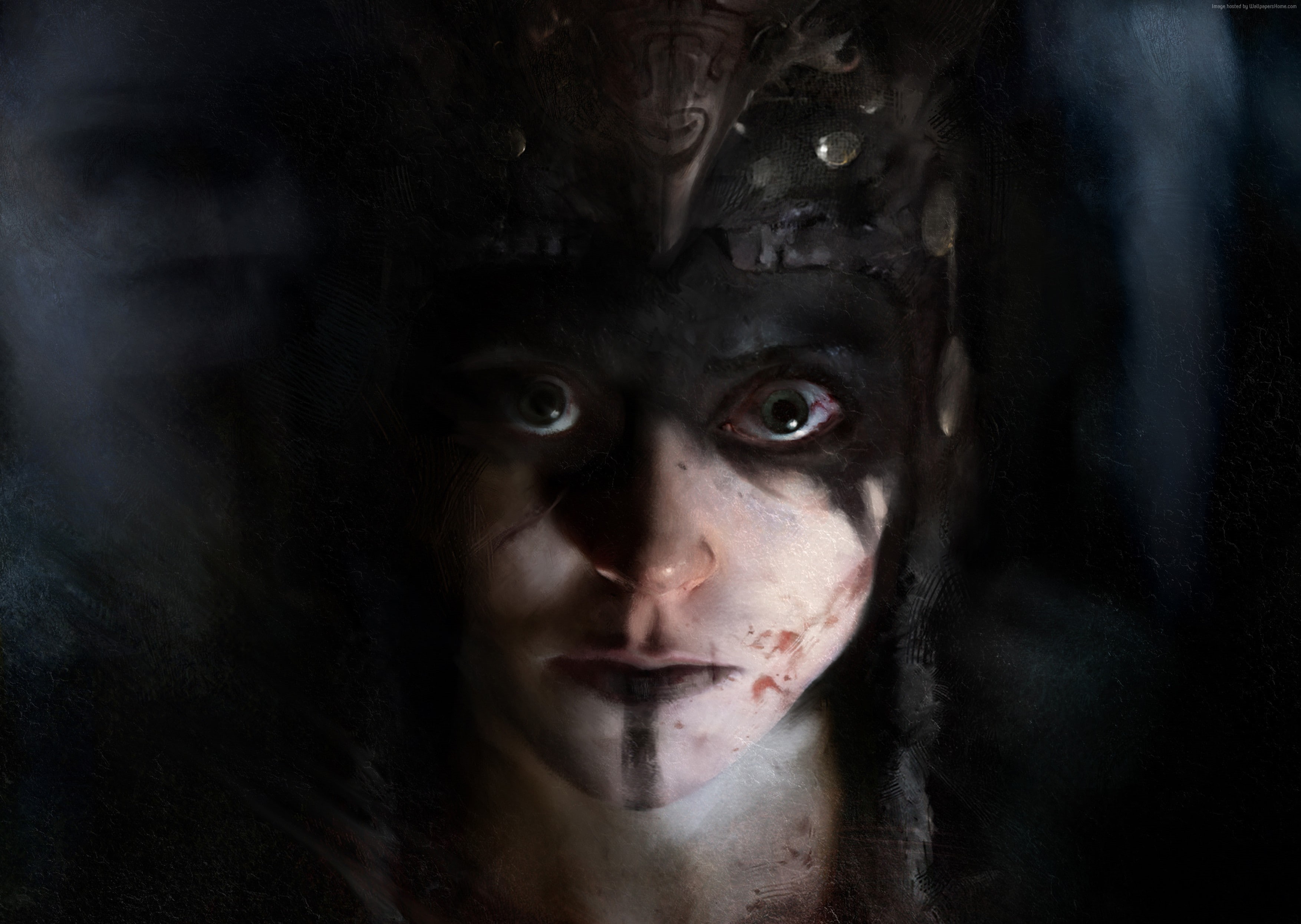 game, Senua, Best games, PC, 2K, PS4, Hellblade, fantasy, HD Wallpaper