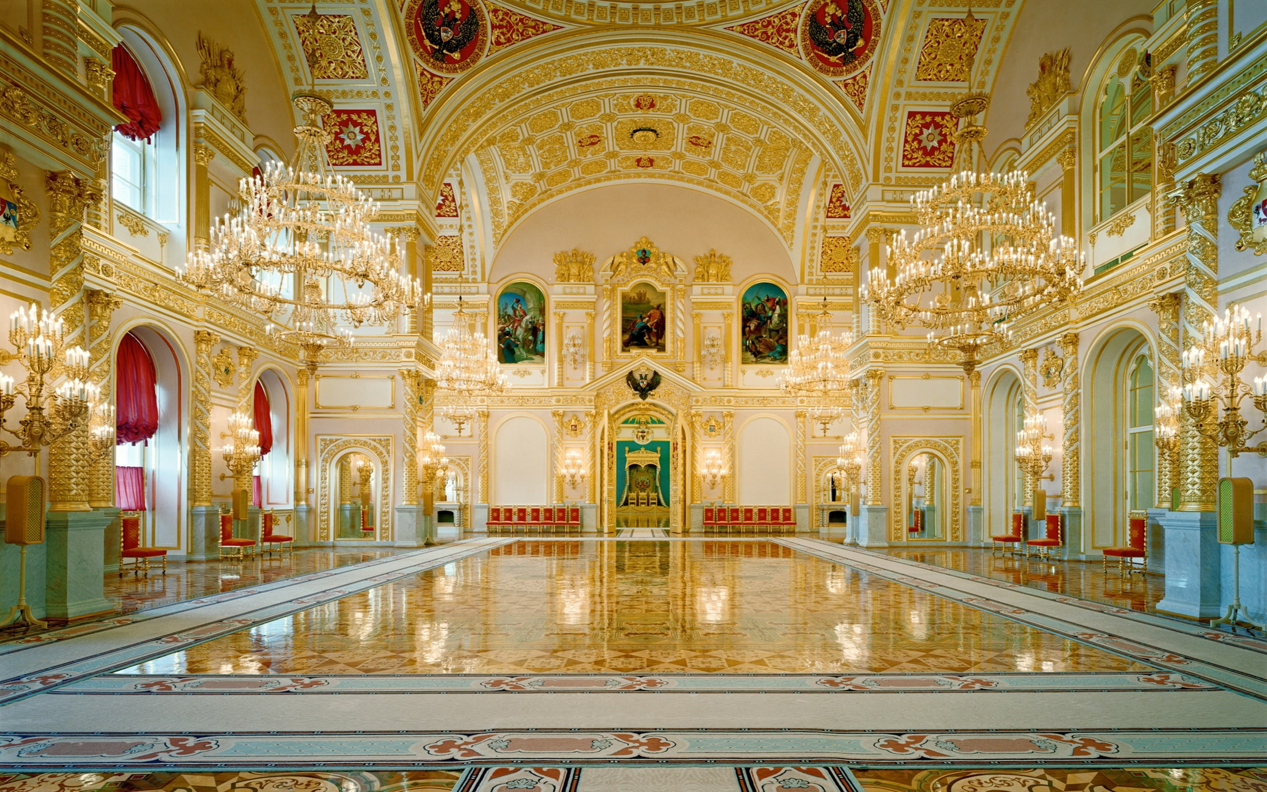2K, moscow, russia, grand, palace, kremlin, HD Wallpaper