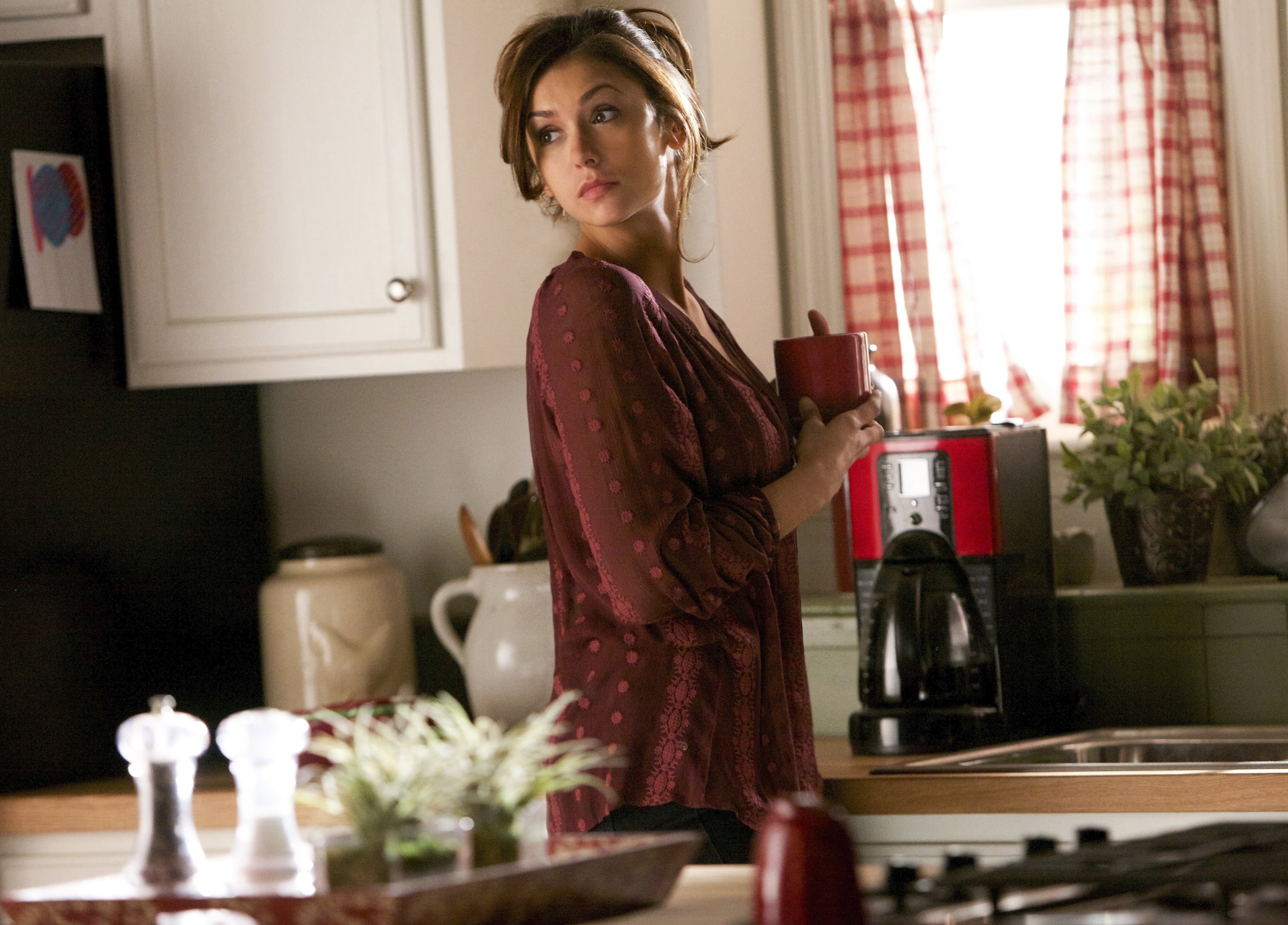home Interior, women, home, domestic Life, adult, indoors, dress, s, The Vampire Diaries, household equipment, glass, food And Drink, actress, adults Only, HD Wallpaper