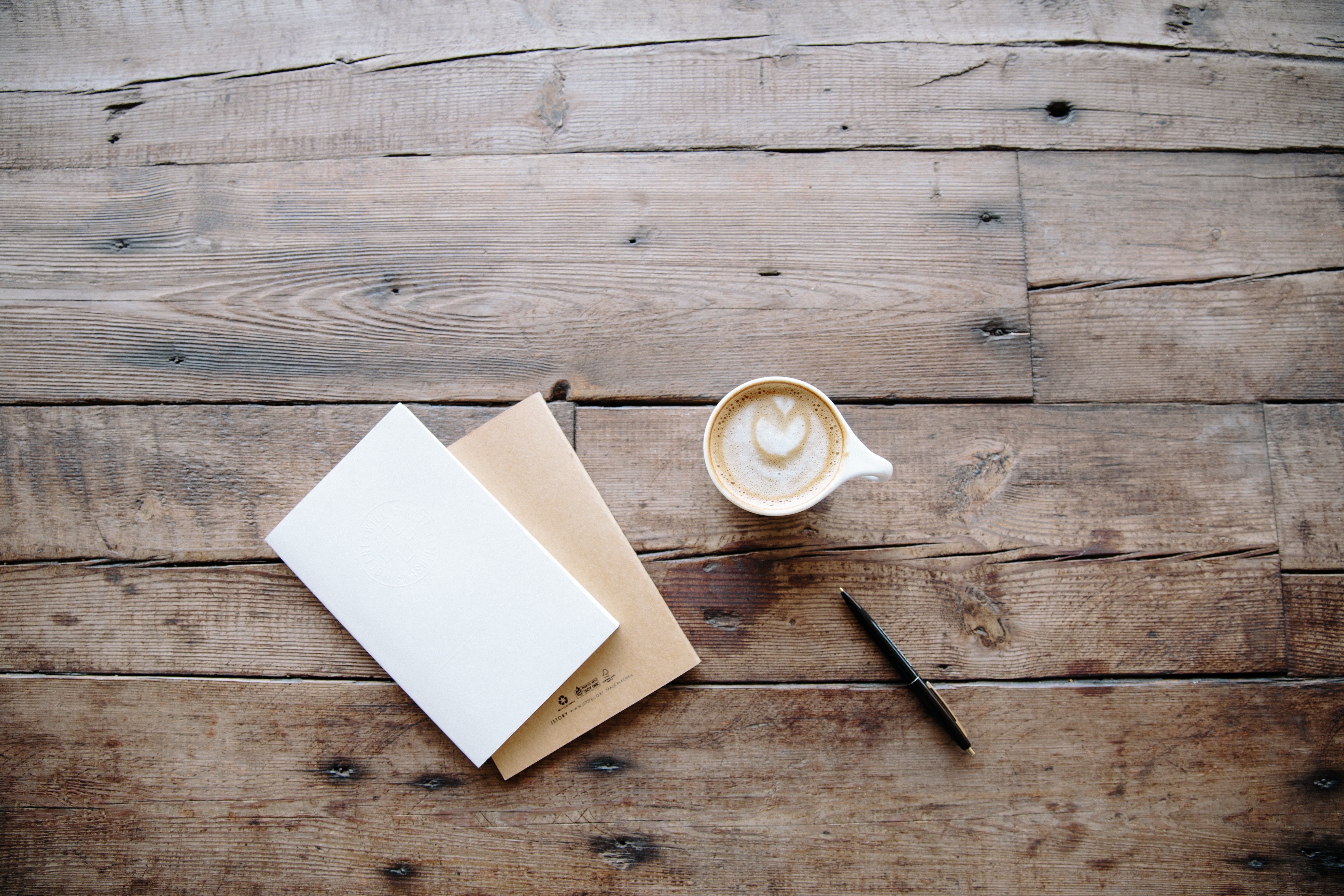 cafe, journal, writing, black, placed, cappuccino, lay, cup, coffee - drink, froth art, day, studio shot, frothy drink, notebook, flat, photography, refreshment, HD Wallpaper