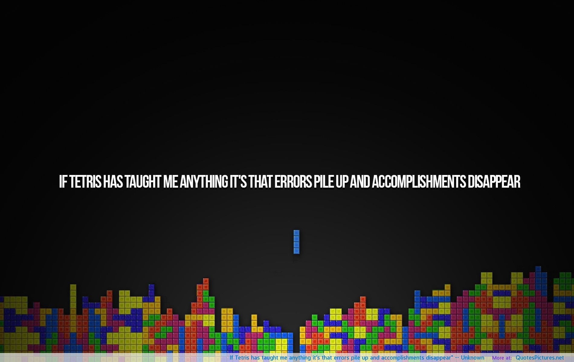 Tetris, errors, minimalism, video games, 720P, text, HD Wallpaper