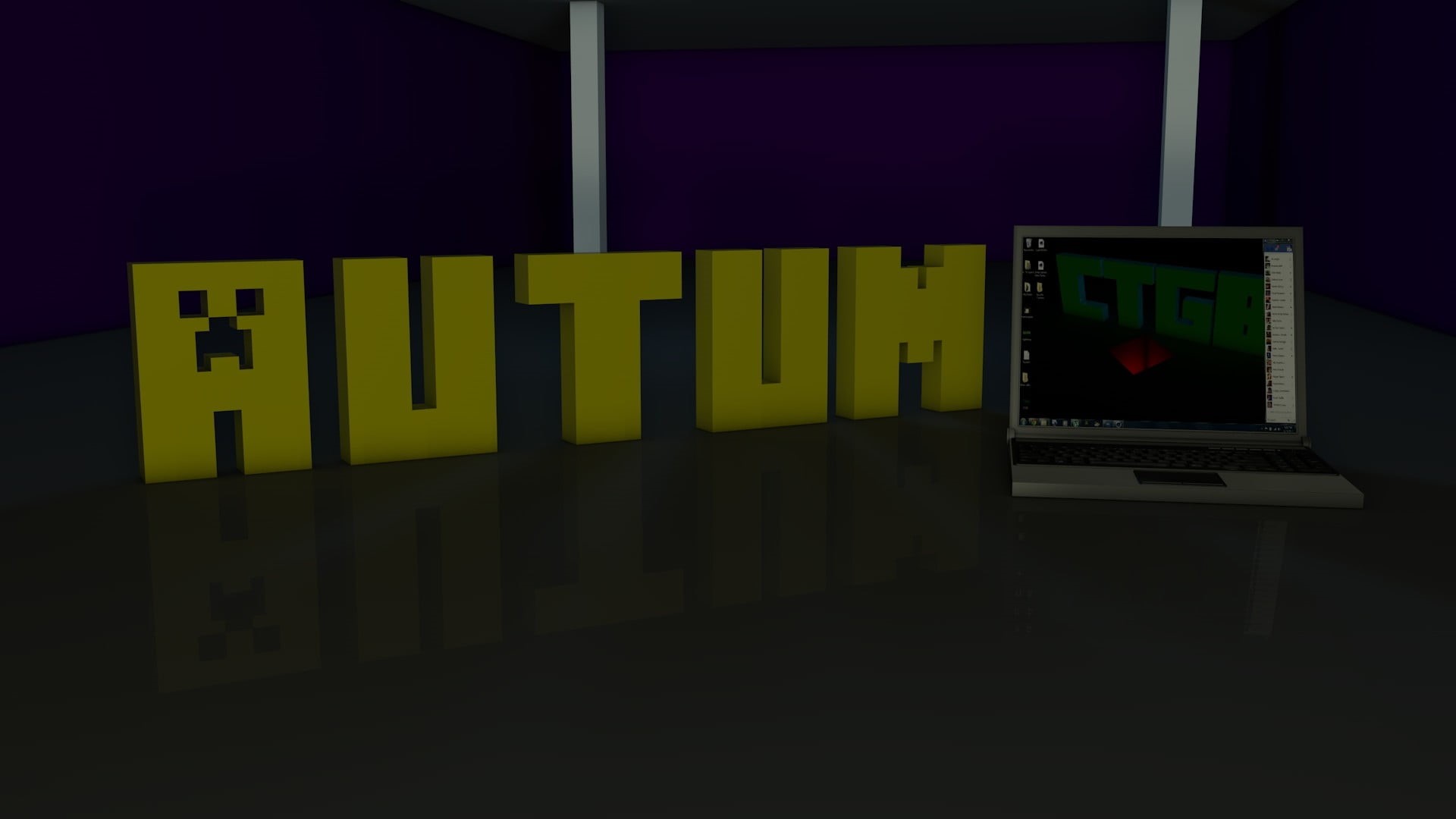 built structure, 1080P, yellow, technology, architecture, capital letter, no people, Cinema 4D, Photoshop, neon, wall - building feature, sign, exit sign, HD Wallpaper
