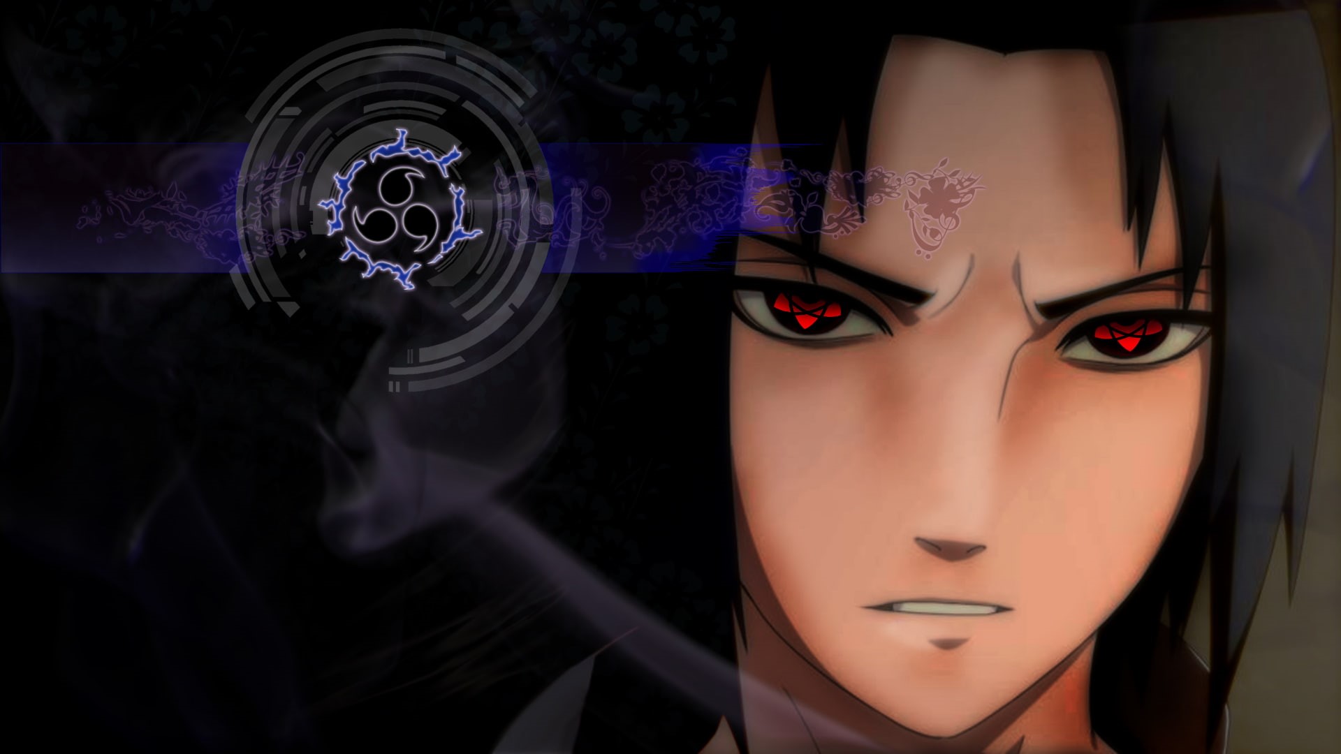 mangekyo, sharingan, sasuke, uchiha, anime, 1080P, HD Wallpaper
