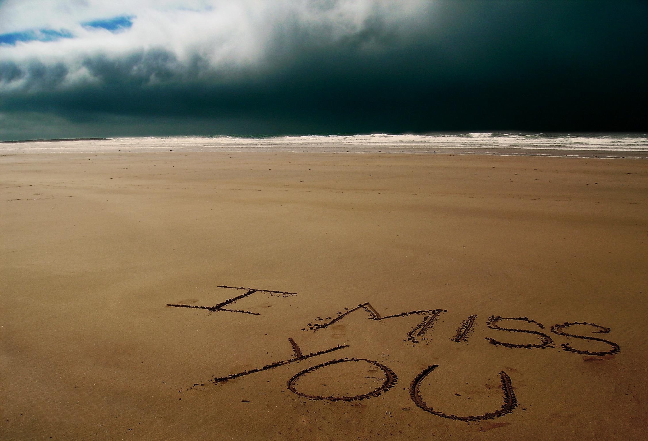 1080P, miss, honestly i miss you, miss u, saparating, broke up, 3d and abstract, love, HD Wallpaper