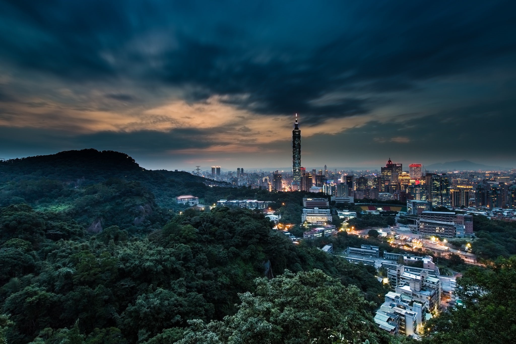 cityscape, Taipei 101, Thailand, Taipei, 1080P, HD Wallpaper