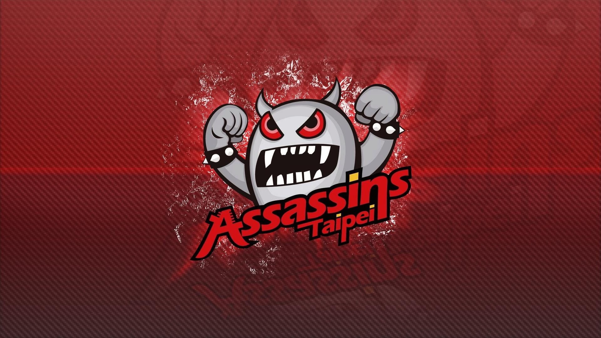 taipei, assassins, sports, red, 1080P, logo, HD Wallpaper