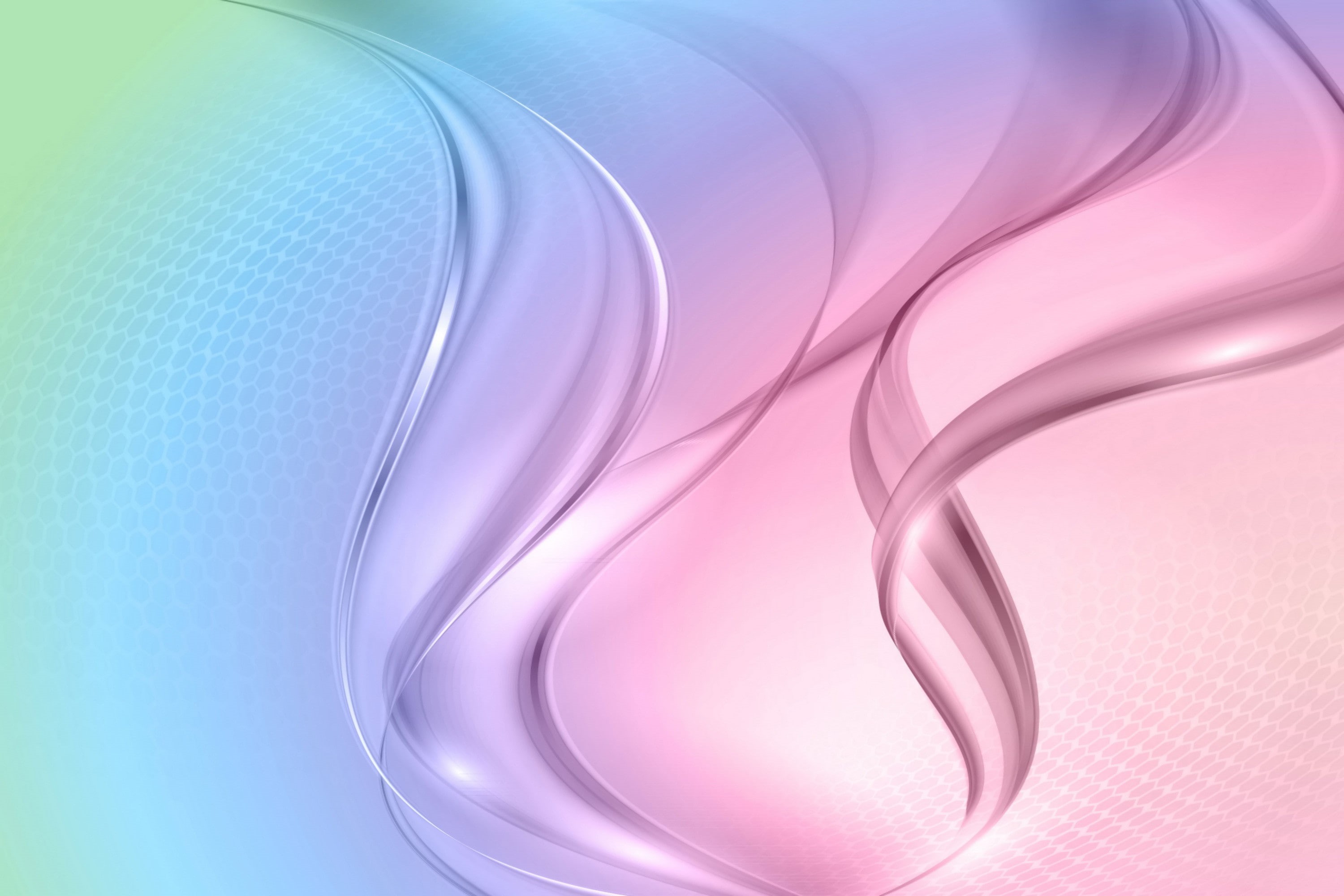 rainbow, waves, 2K, creative, colors, abstract, background, HD Wallpaper