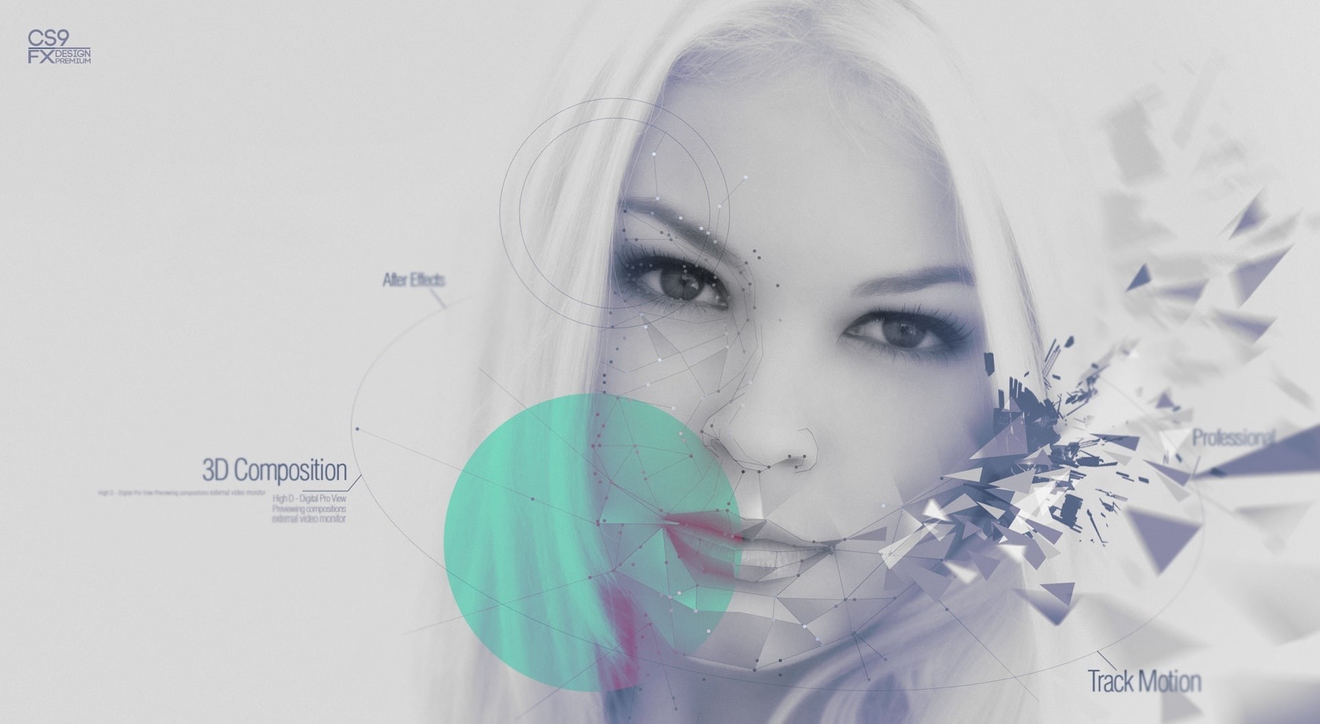 cs9 fx design, cs9, looking at camera, women, close-up, females, properties, macintosh, biotechnology, woman, after effects, holding, transparent, beautiful woman, HD Wallpaper