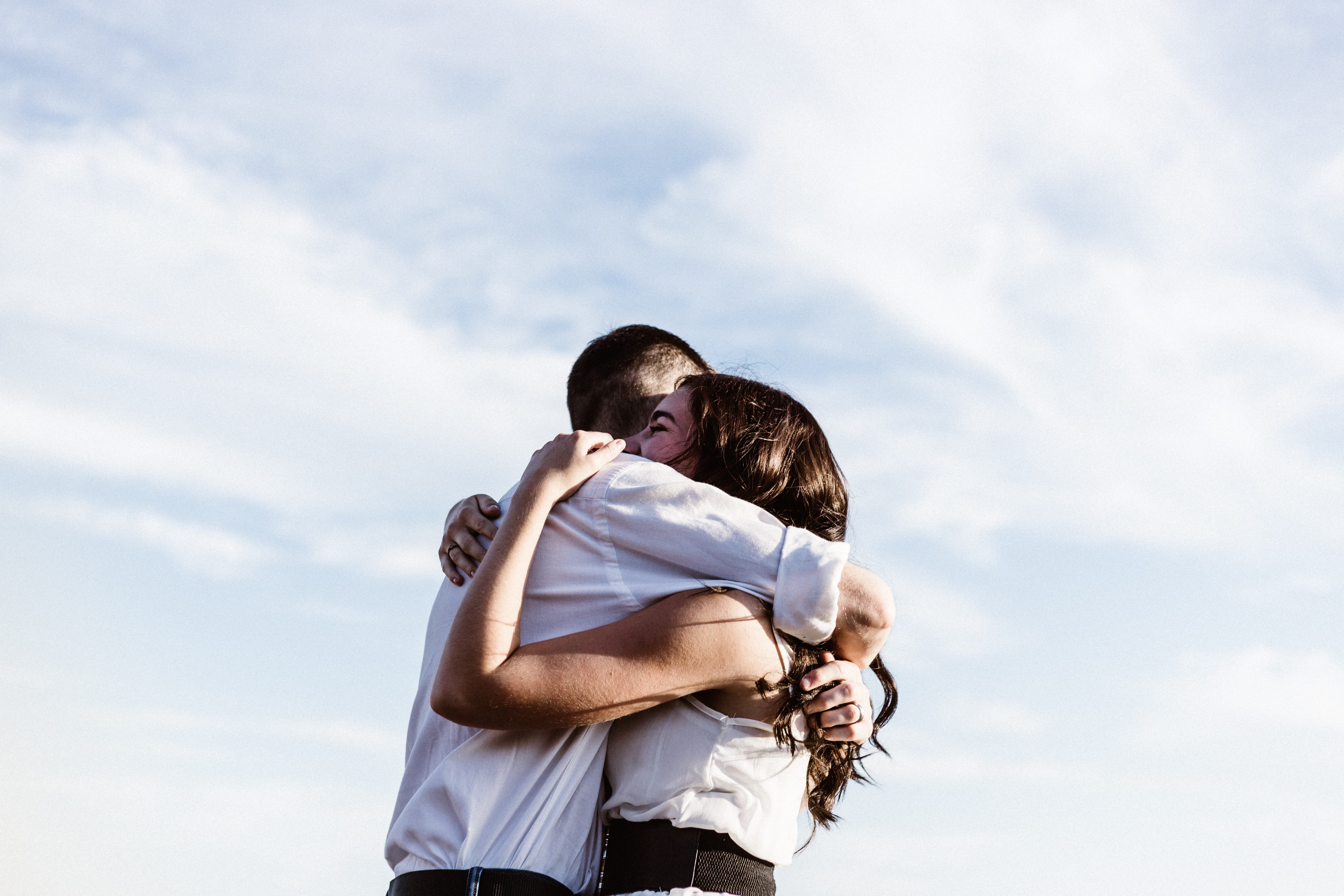 parent, positive emotion, love, men, shirt, happiness, day, couple - Relationship, adult, standing, casual Clothing, daughter, dress shirt, top, women, HD Wallpaper