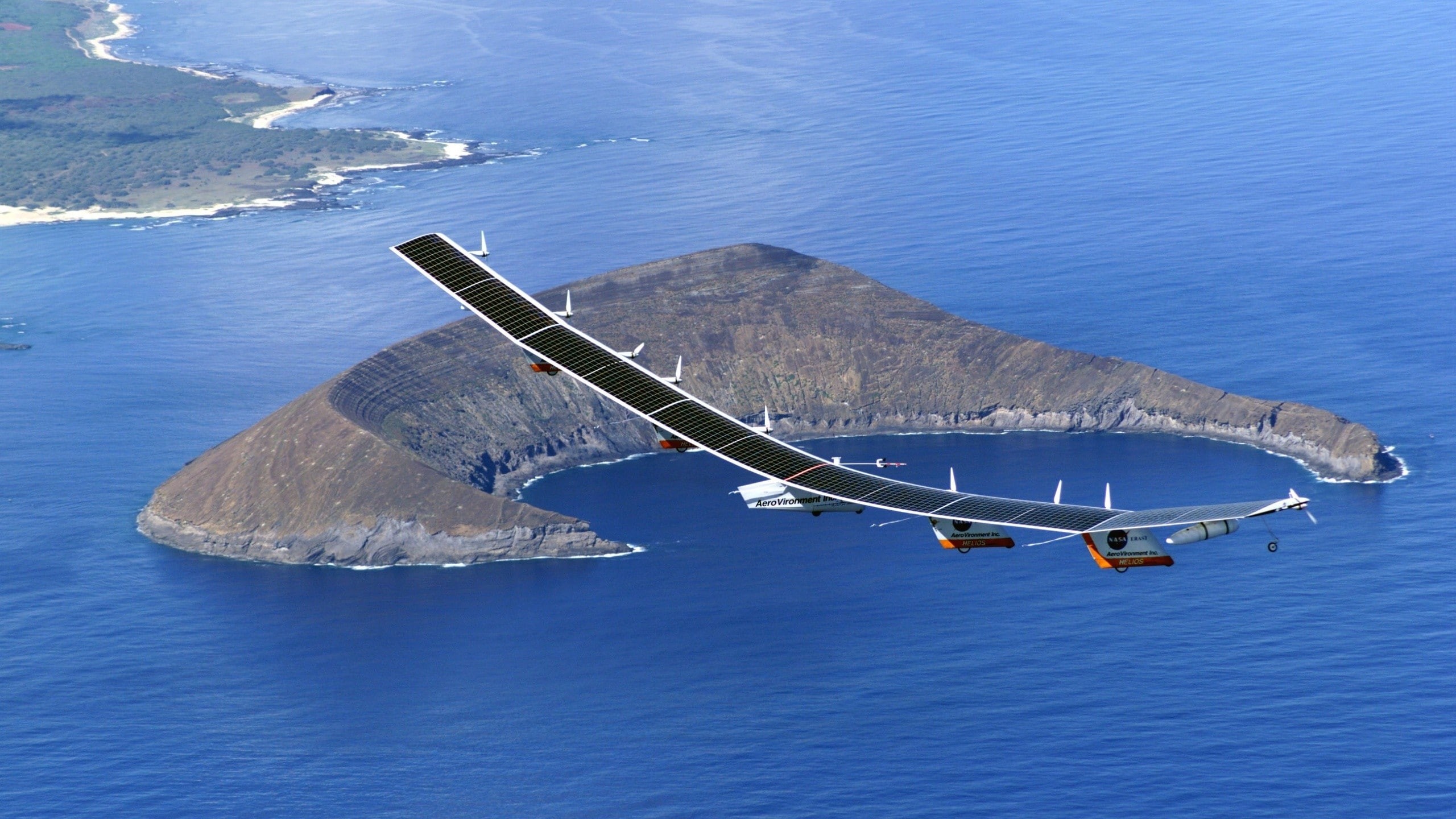 Solar Impulse, vehicle, solar flyer, aerial view, 2K, HD Wallpaper
