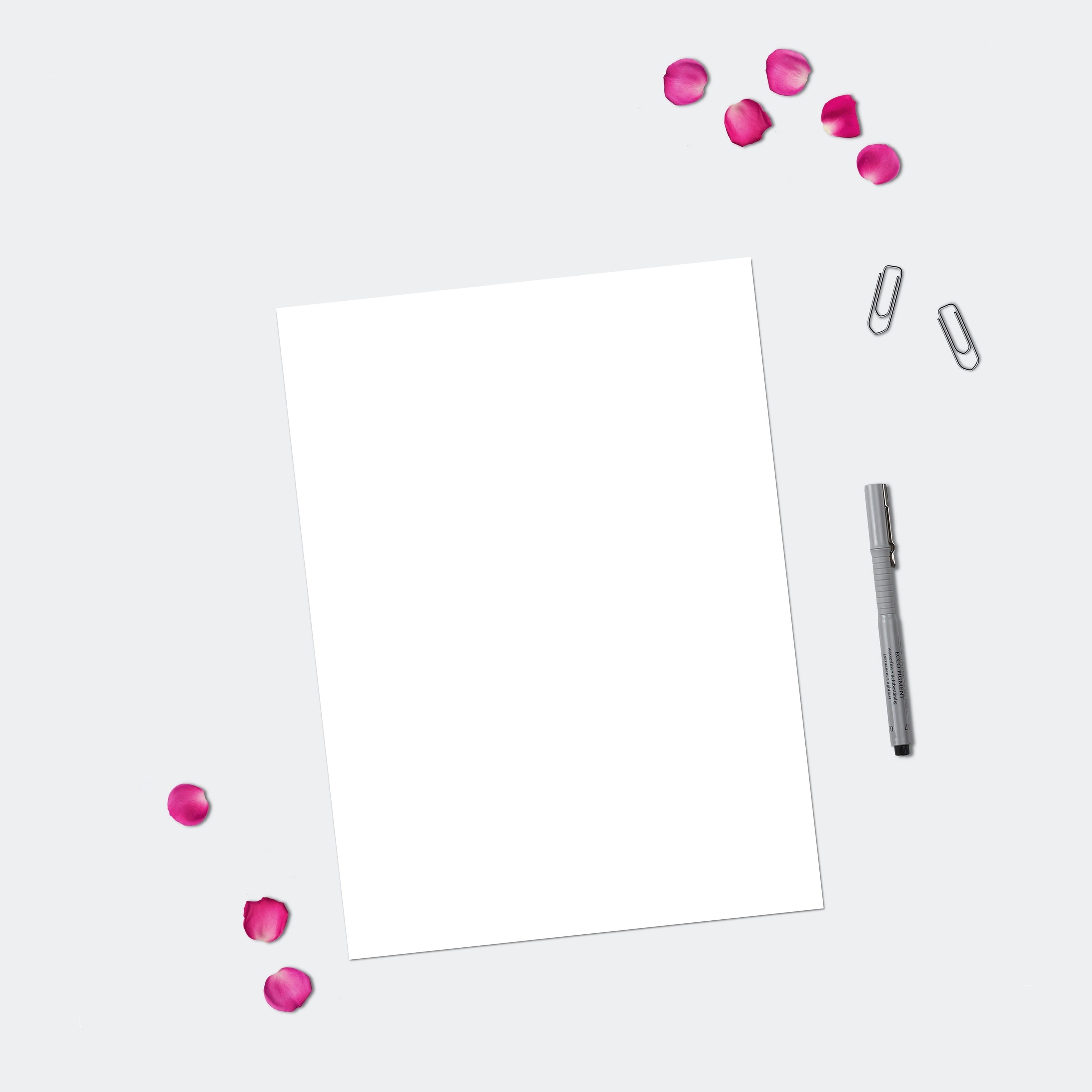 painting, group of objects, indoors, blank, paper, large group of objects, flatlay, pen, floral, white color, rose petals, sheet, marketing, cut out, ecommerce, Phone HD Wallpaper