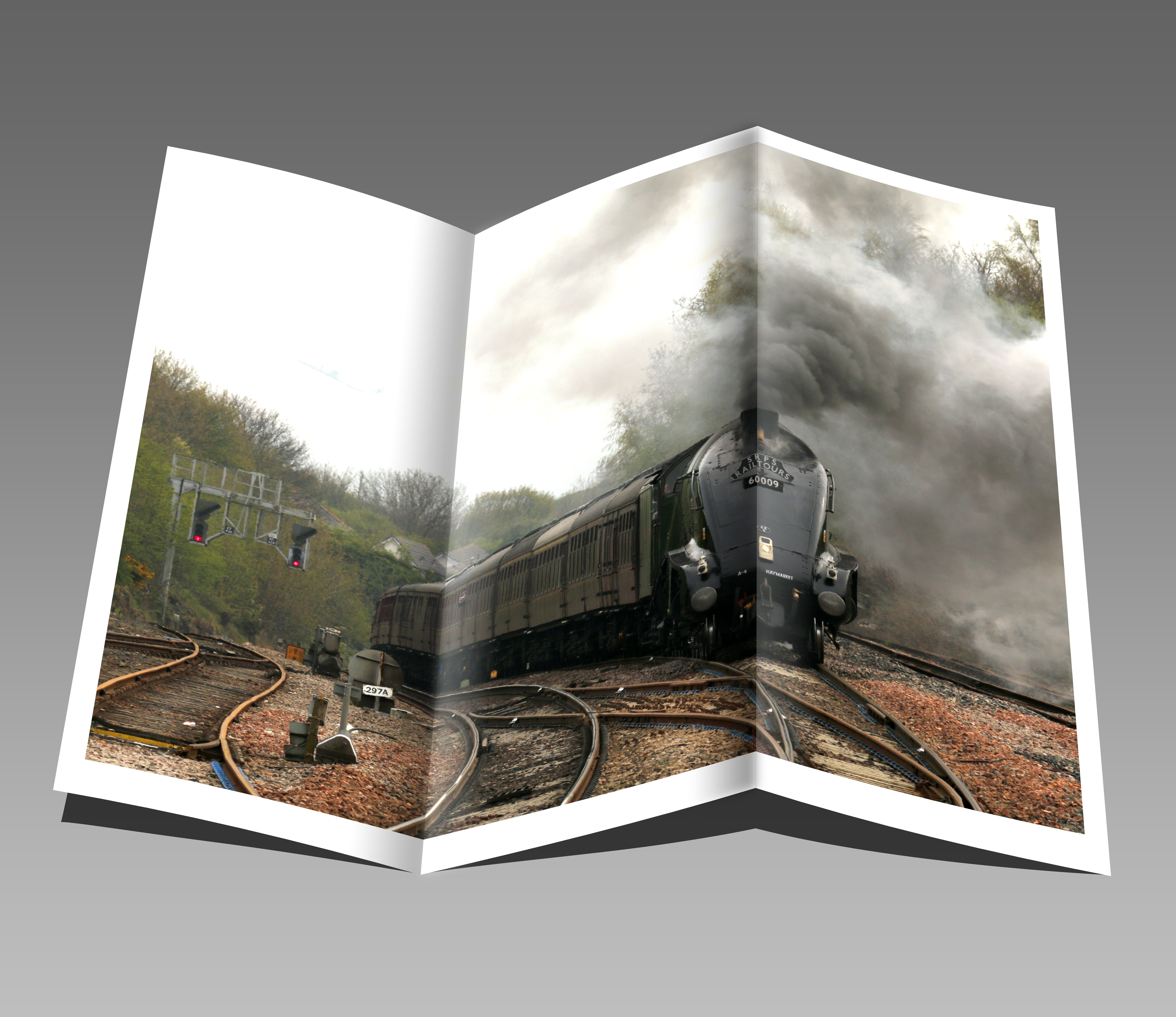 digital composite, art and craft, smoke, wall - building feature, booklet, photo, shape, transparent, line, pamphlet, 5K, outdoors, daytime, railways, HD Wallpaper