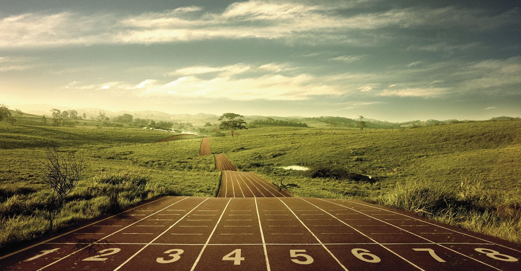 sport, road, plant, grass, scenics - nature, 1080P, tree, environment, sky, transportation, day, sign, landscape, cloud - sky, the way forward, field, HD Wallpaper