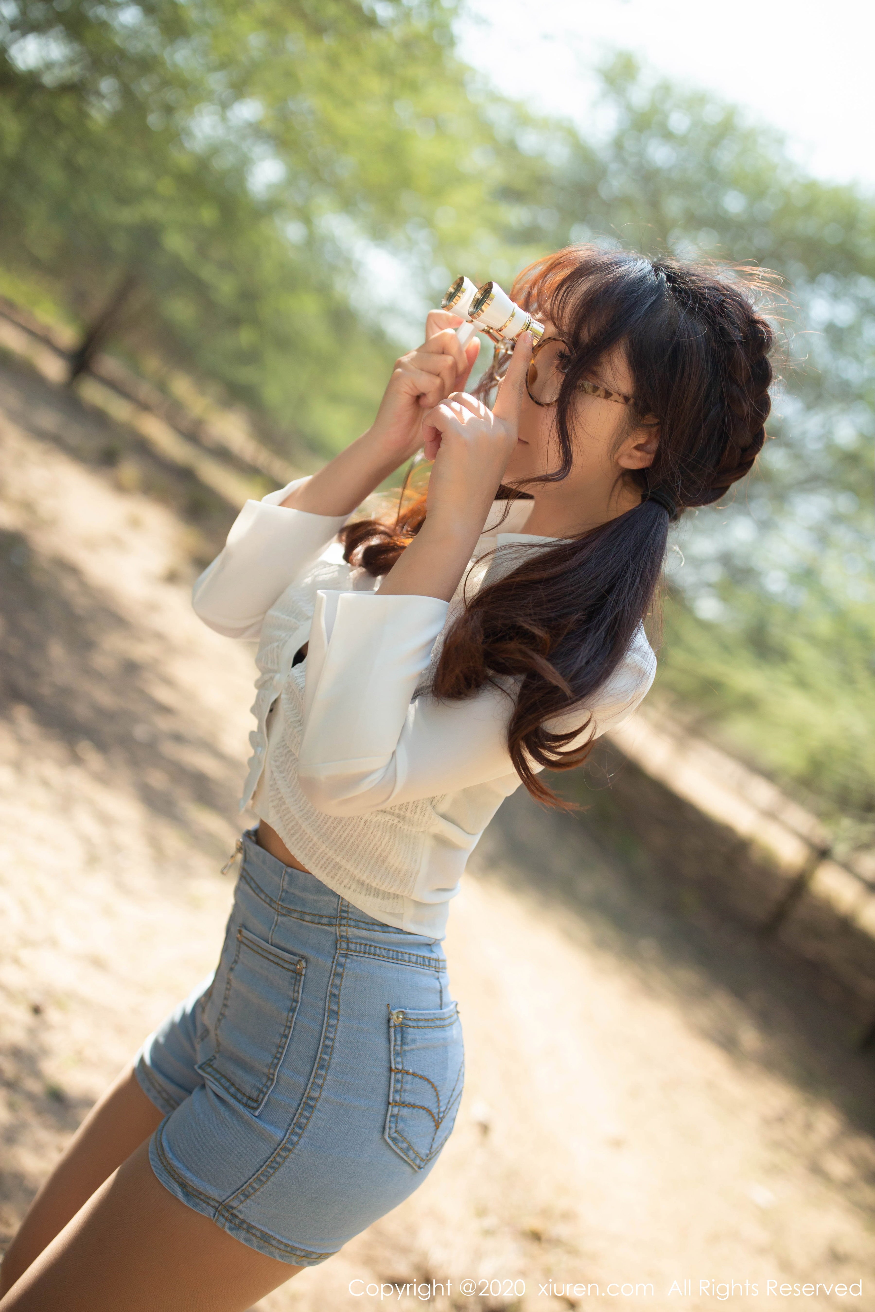 Asian, 5K, Tao Xili_lele, Xiuren, women outdoors, Phone HD Wallpaper