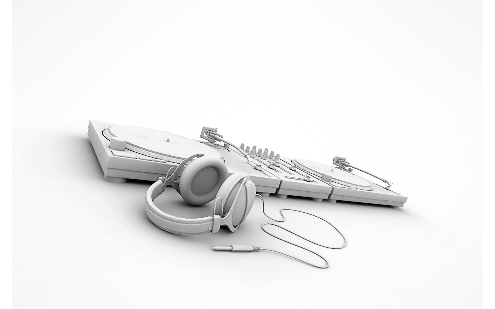 studio shot, indoors, retro styled, still life, dj, arts culture and entertainment, no people, white background, technology, cut out, headphones, paper, HD Wallpaper
