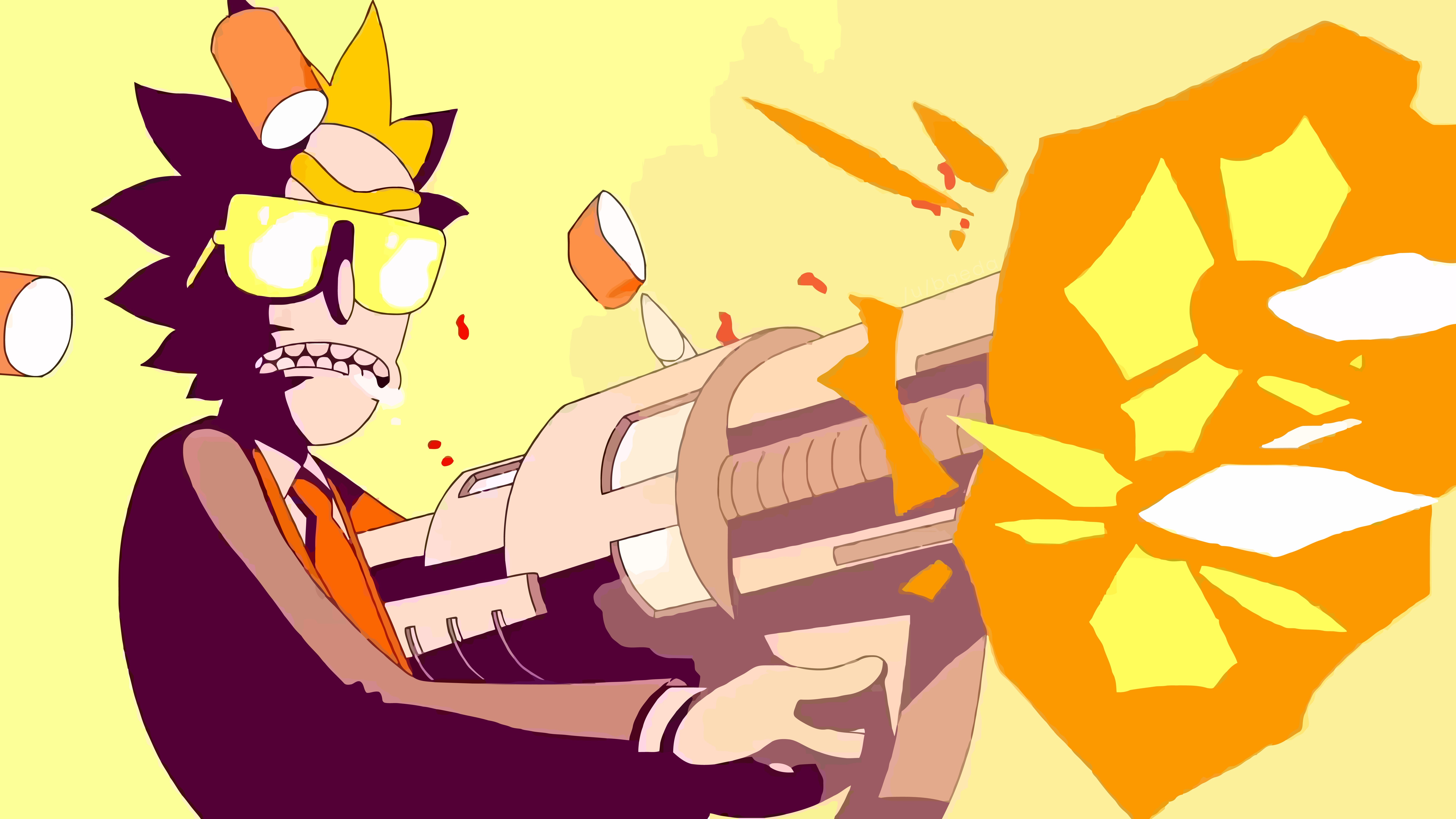 8K, Rick And Morty, Vector graphics, Run the Jewels, HD Wallpaper
