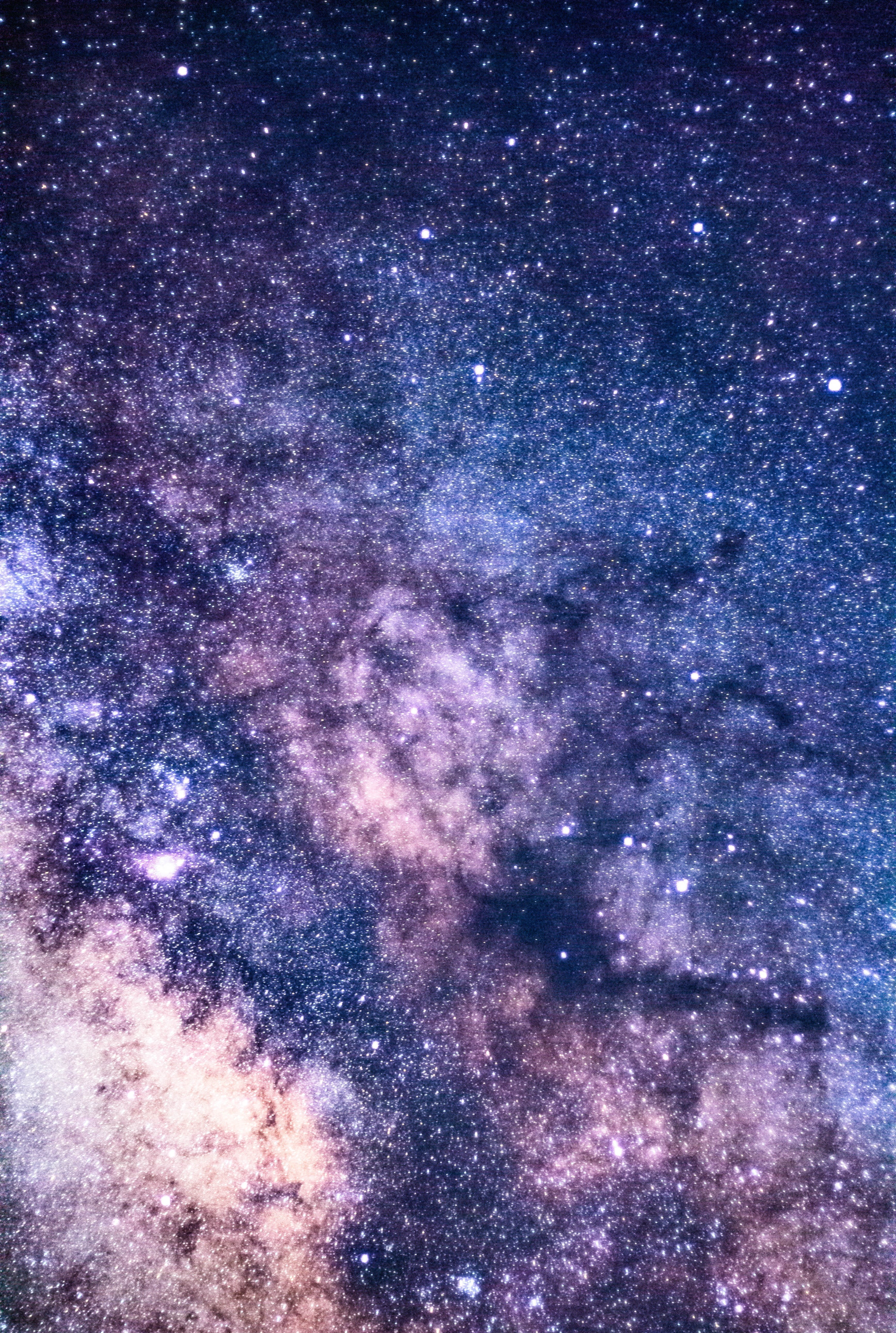 spotted, 5K, glowing, full frame, nature, no People, night, dark, multi Colored, outdoors, space, vibrant Color, illuminated, globular star cluster, creativity, Phone HD Wallpaper