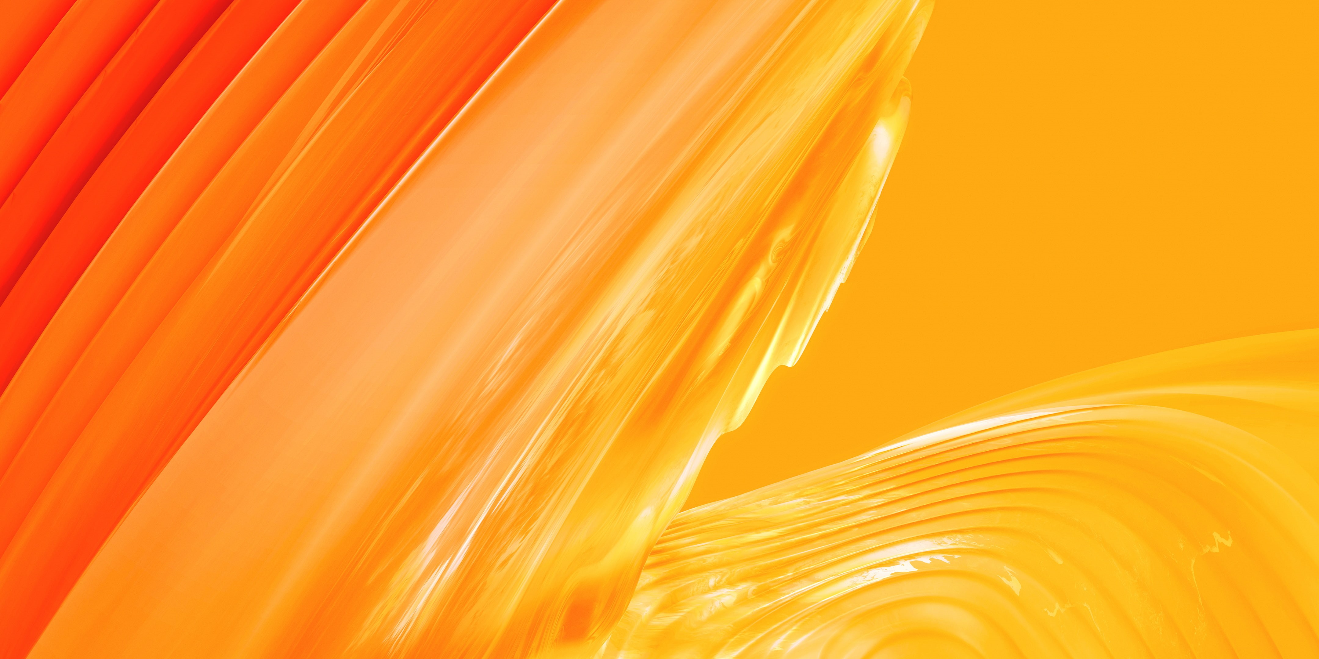 OnePlus 5T, untitled, 4K, 4K, Yellow, Liquid, Stock, HD, HD Wallpaper
