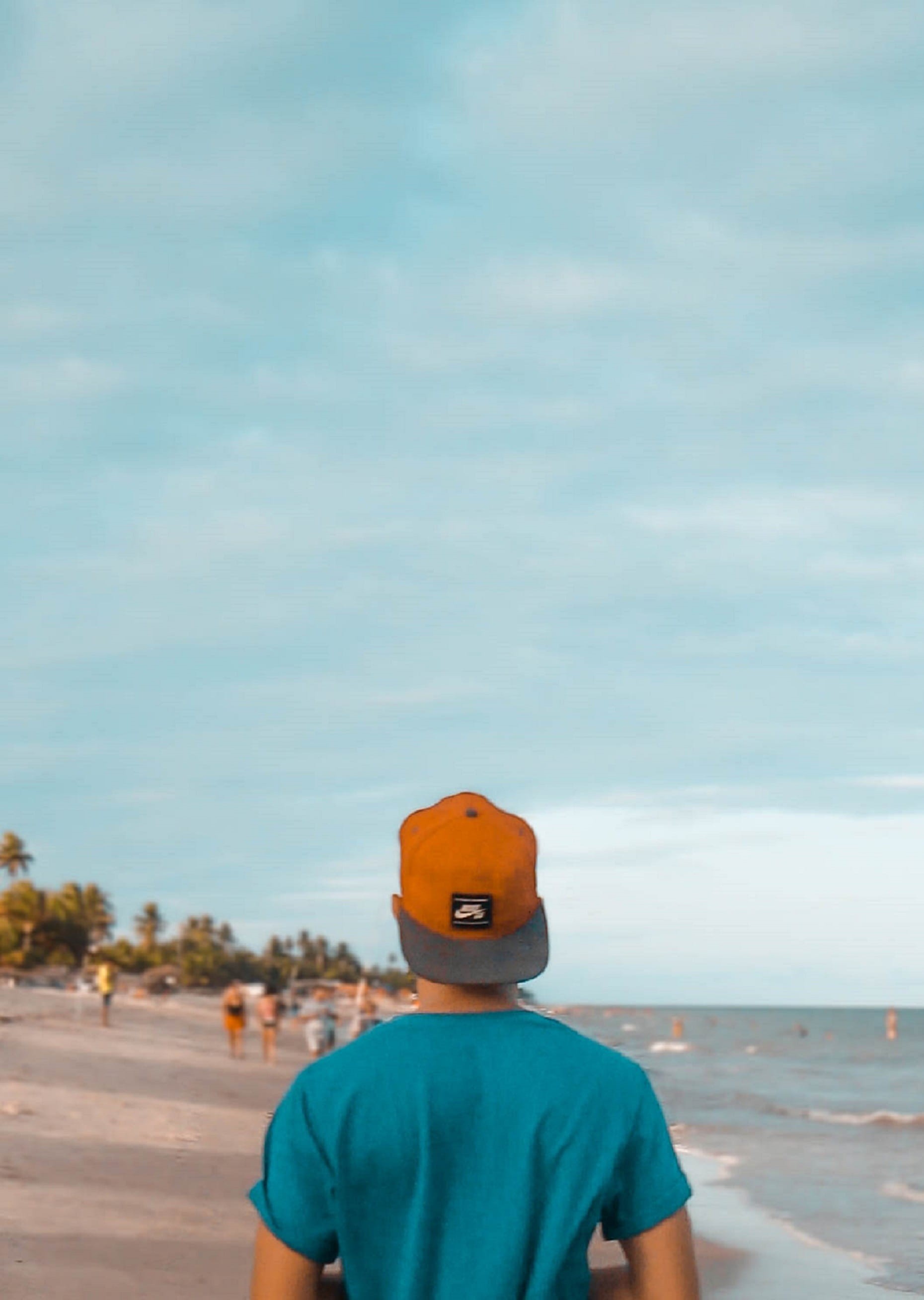 cloud - sky, walking, beach, child, land, back, boys, childhood, hour, golden, lifestyles, day, casual clothing, one person, nature, aesthetic, rear view, Phone HD Wallpaper