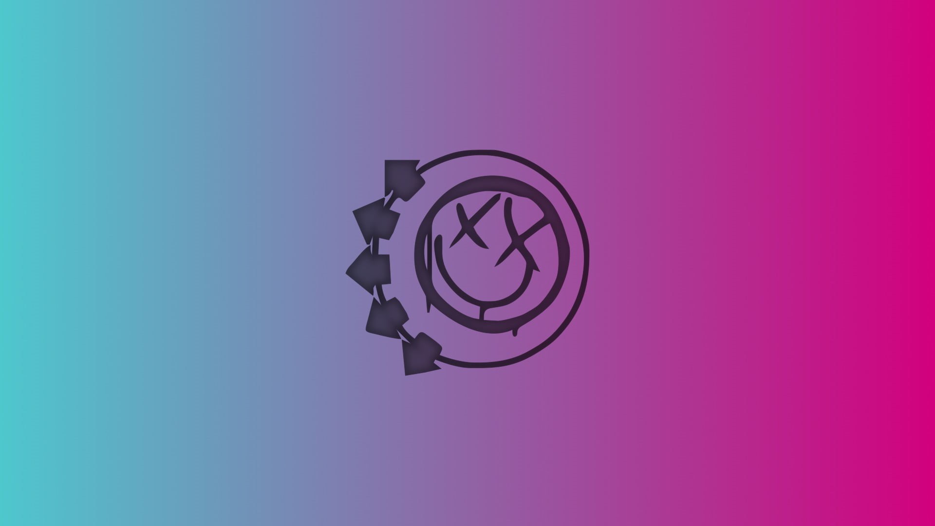 low angle view, purple, copy space, minimalism, design, pink, nature, studio shot, beauty in nature, logo, art and craft, Blink-182, 1080P, single object, HD Wallpaper