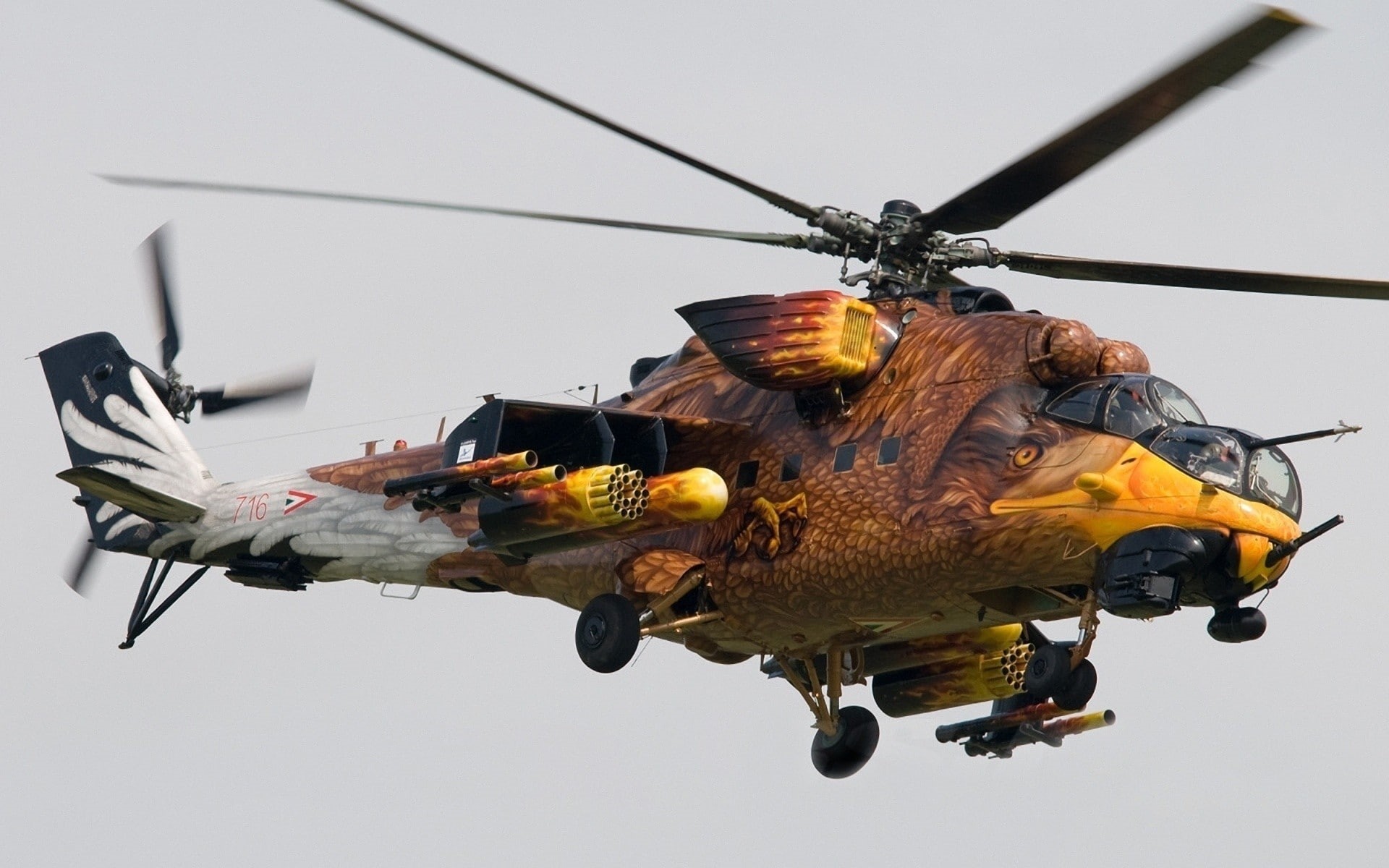 aircraft, 1080P, art, hd, bodypainting, force, russian, hungarian, military, helicopters, militar, air, eagles, army, vehicles, mi, HD Wallpaper