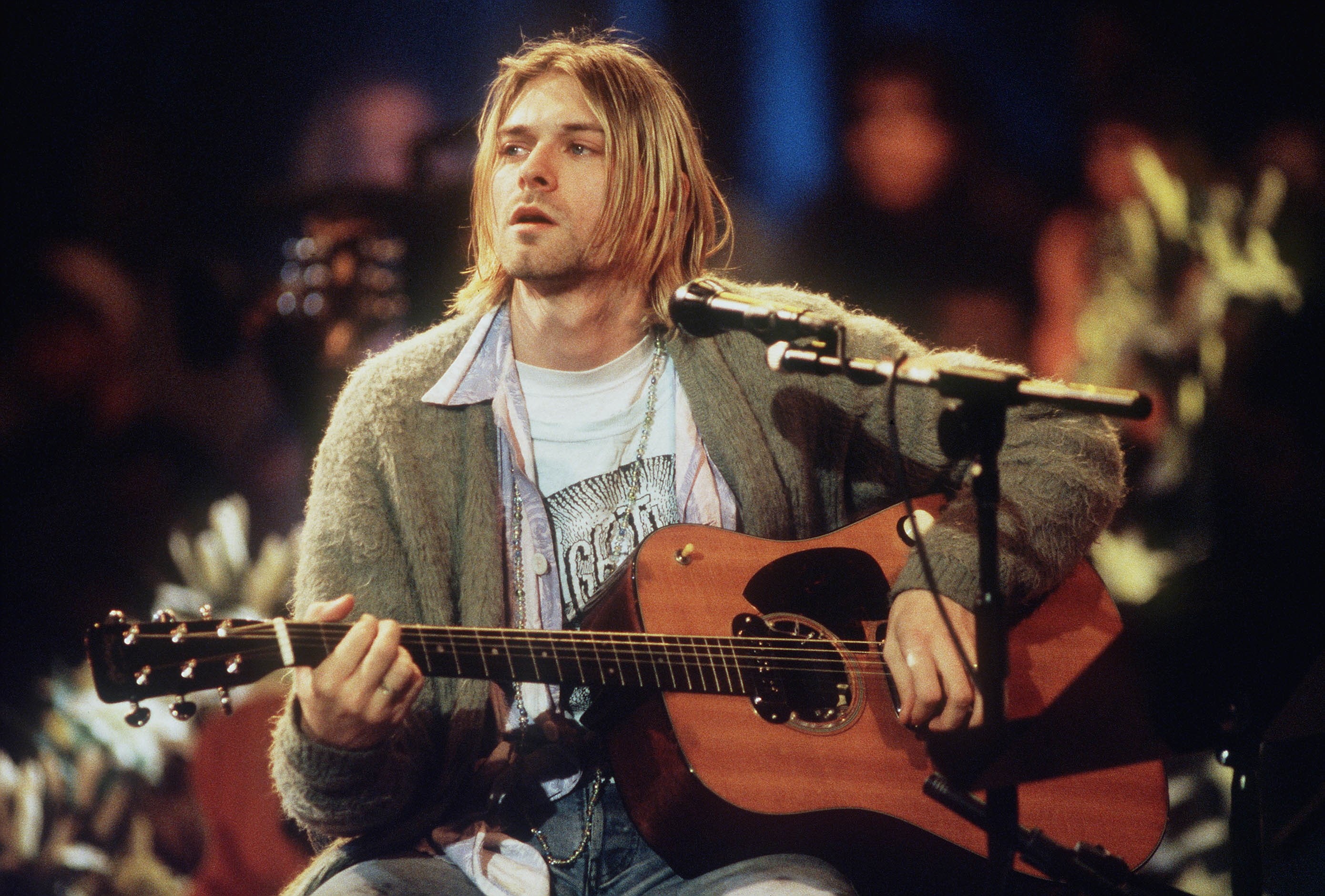 x, art, 2K, guitars, mtv, kurt, hd, bands, cobain, Nirvana, entertainment, Music, HD Wallpaper