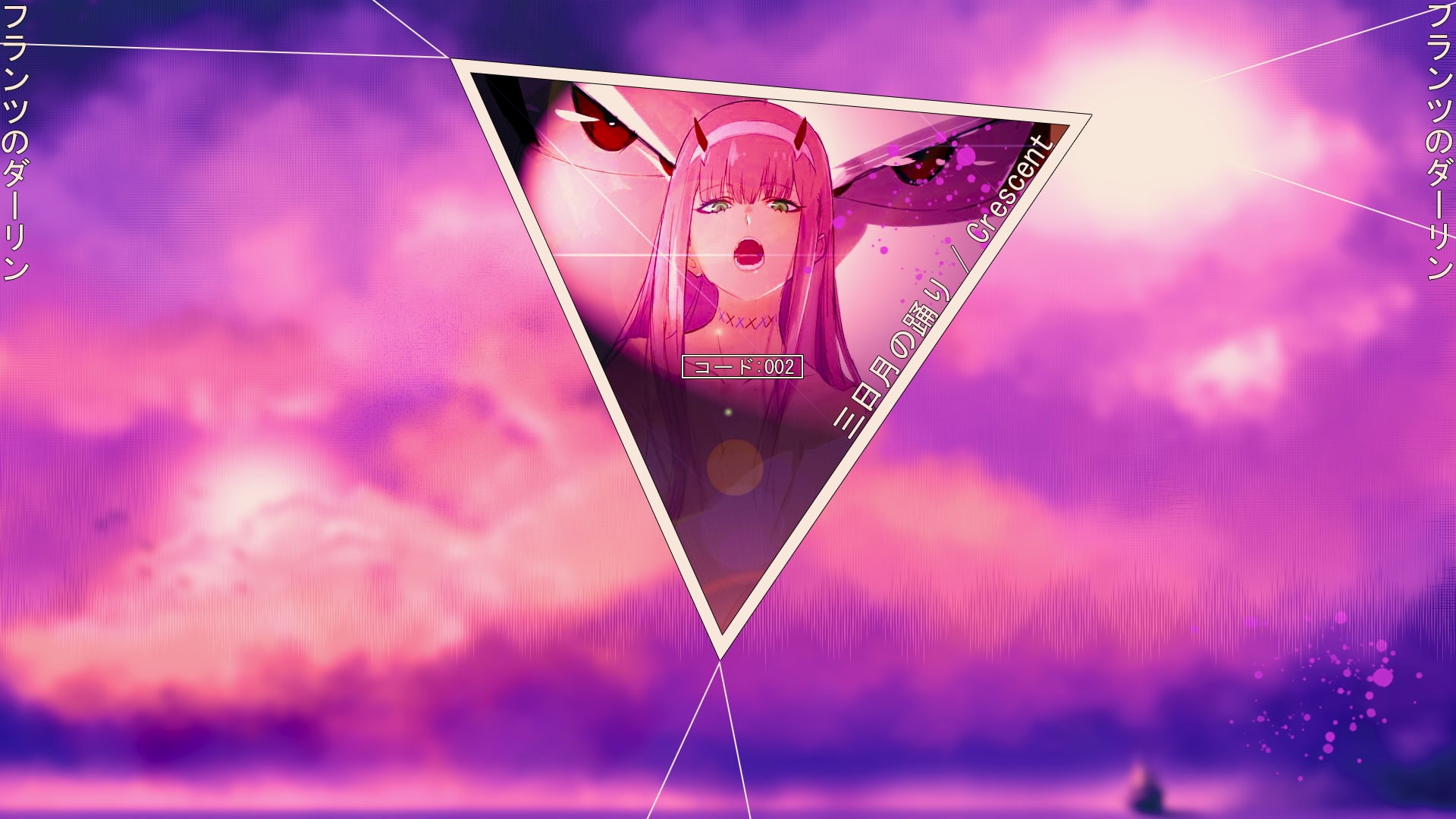 Code: 002(02), 1080P, Zero Two (Darling in the FranXX), Darling in the FranXX, HD Wallpaper