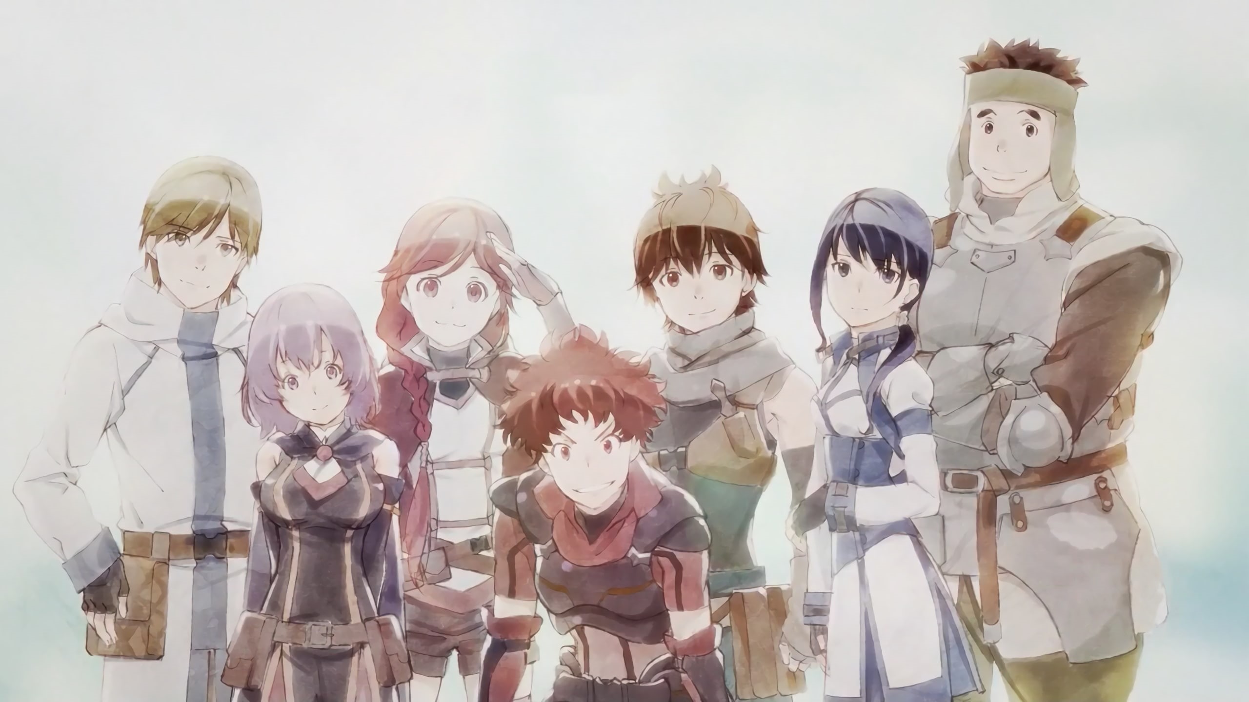 day, 2K, male likeness, togetherness, creativity, Shihoru (Hai to Gensou no Grimgar), Mary (Hai to Gensou no Grimgar), art and craft, human representation, HD Wallpaper