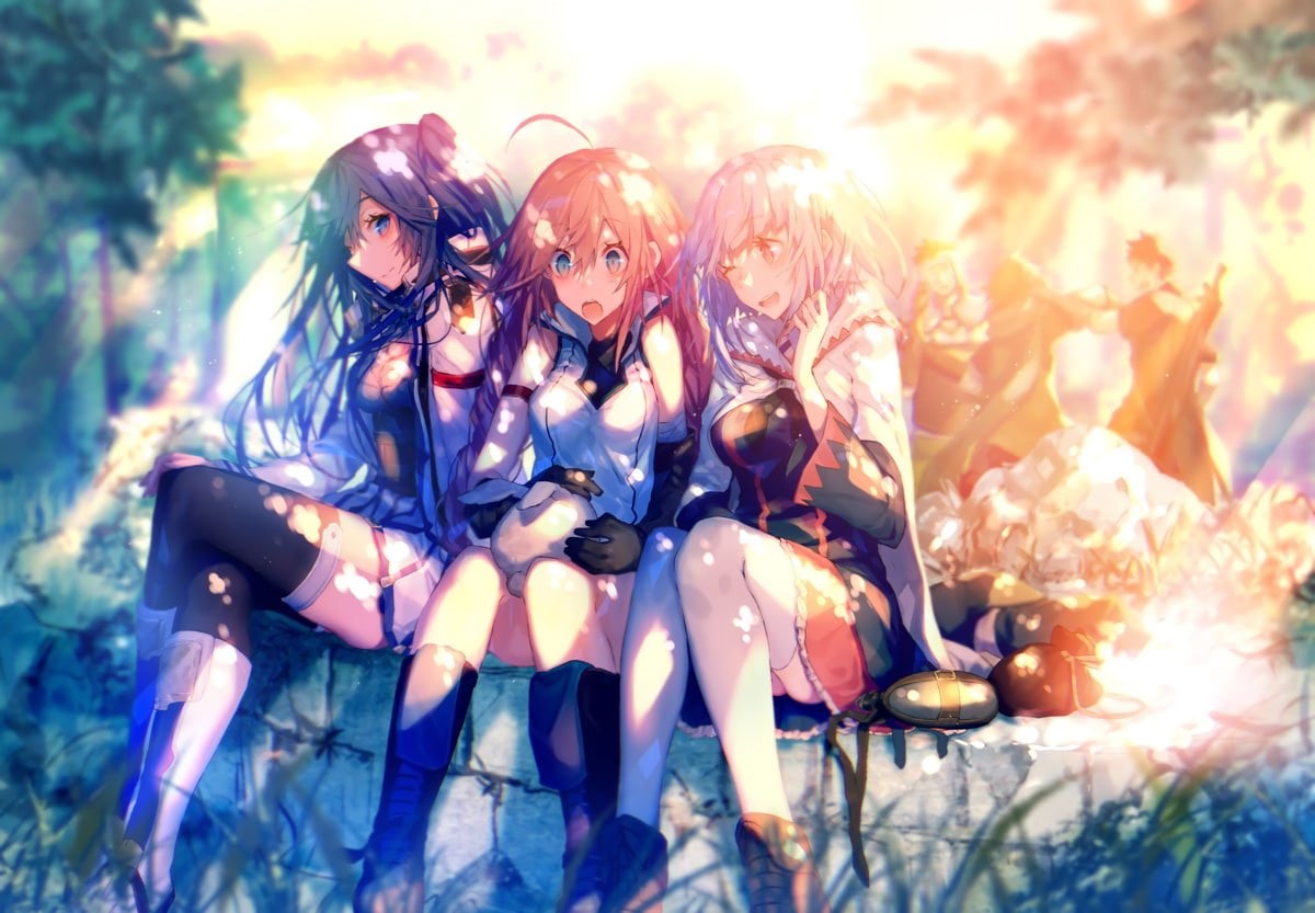 lifestyles, plant, beautiful woman, emotion, Hai to Gensou no Grimgar, outdoors, leisure activity, young adult, real people, clothing, anime girls, nature, HD Wallpaper
