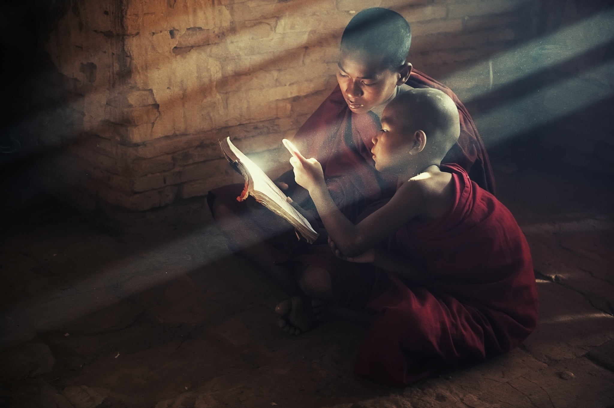 studying, activity, education, males, s, disciples, dark, buddhism, sitting, females, women, smoke - physical structure, full length, burning, men, adult, HD Wallpaper