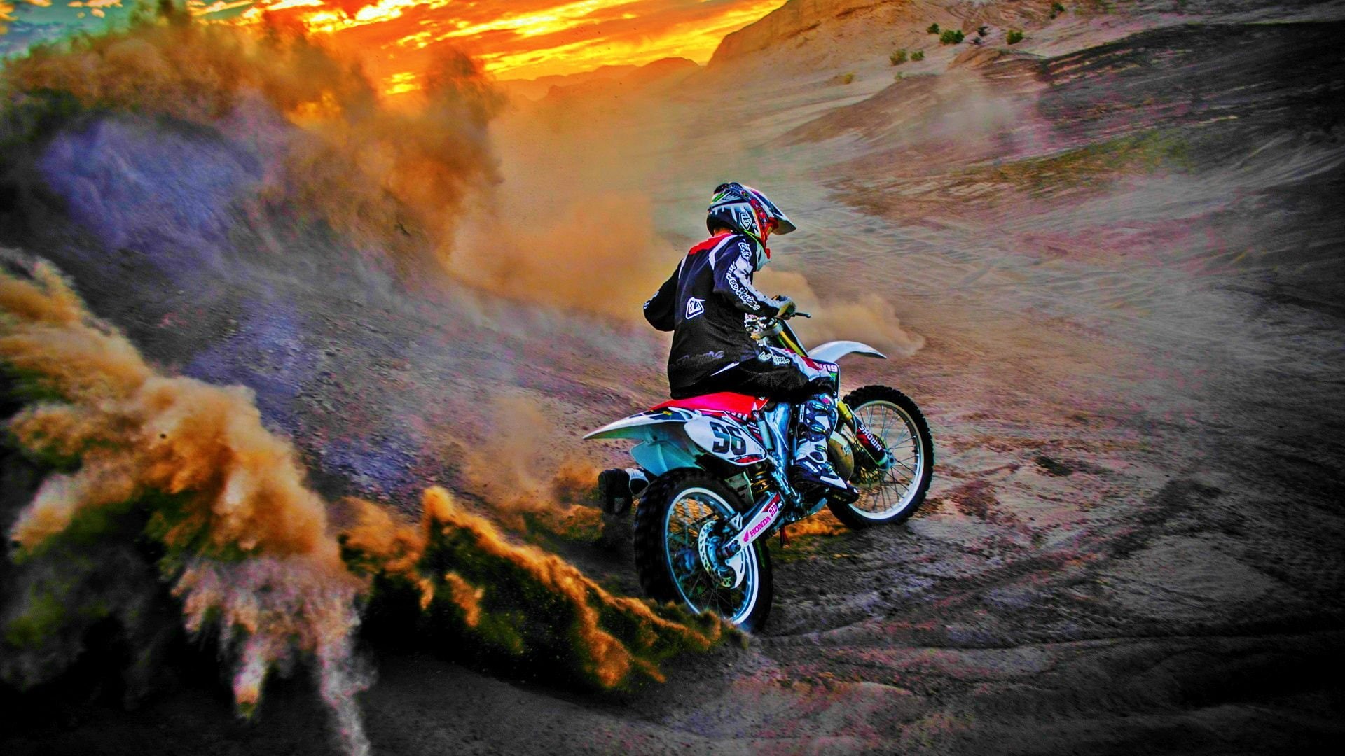 dirtbike, motocross, dirt, bike, extreme, moto, 1080P, motorbike, HD Wallpaper