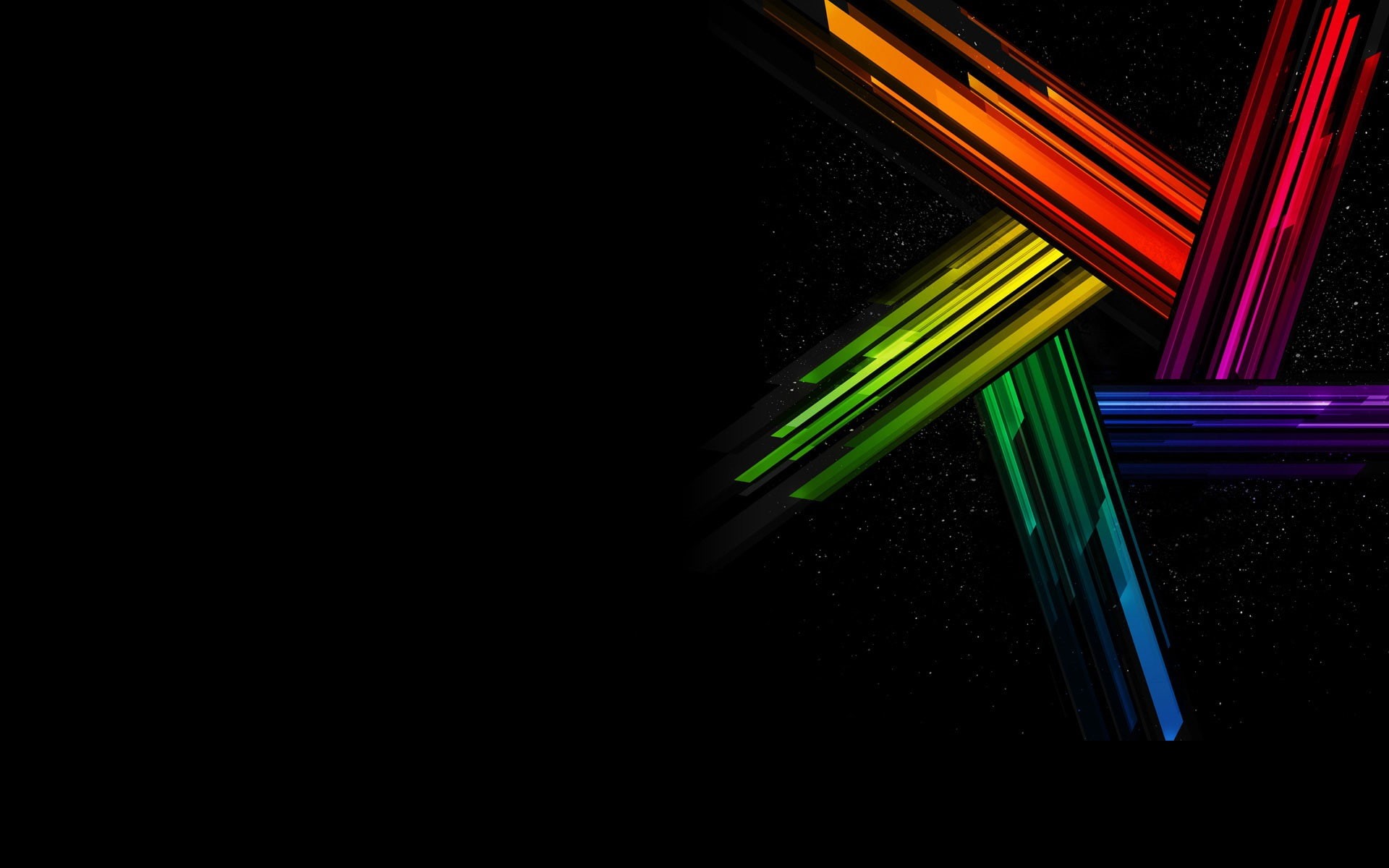 rainbow, close-up, pencil, nightlife, copy space, colored pencil, digital art, shapes, artwork, creativity, night, writing instrument, indoors, illuminated, HD Wallpaper