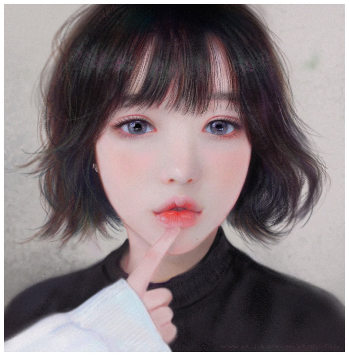 illustration, original, zhang, beautiful, fantasy, artstation, woman, ruoxin, choi, 720P, Phone HD Wallpaper