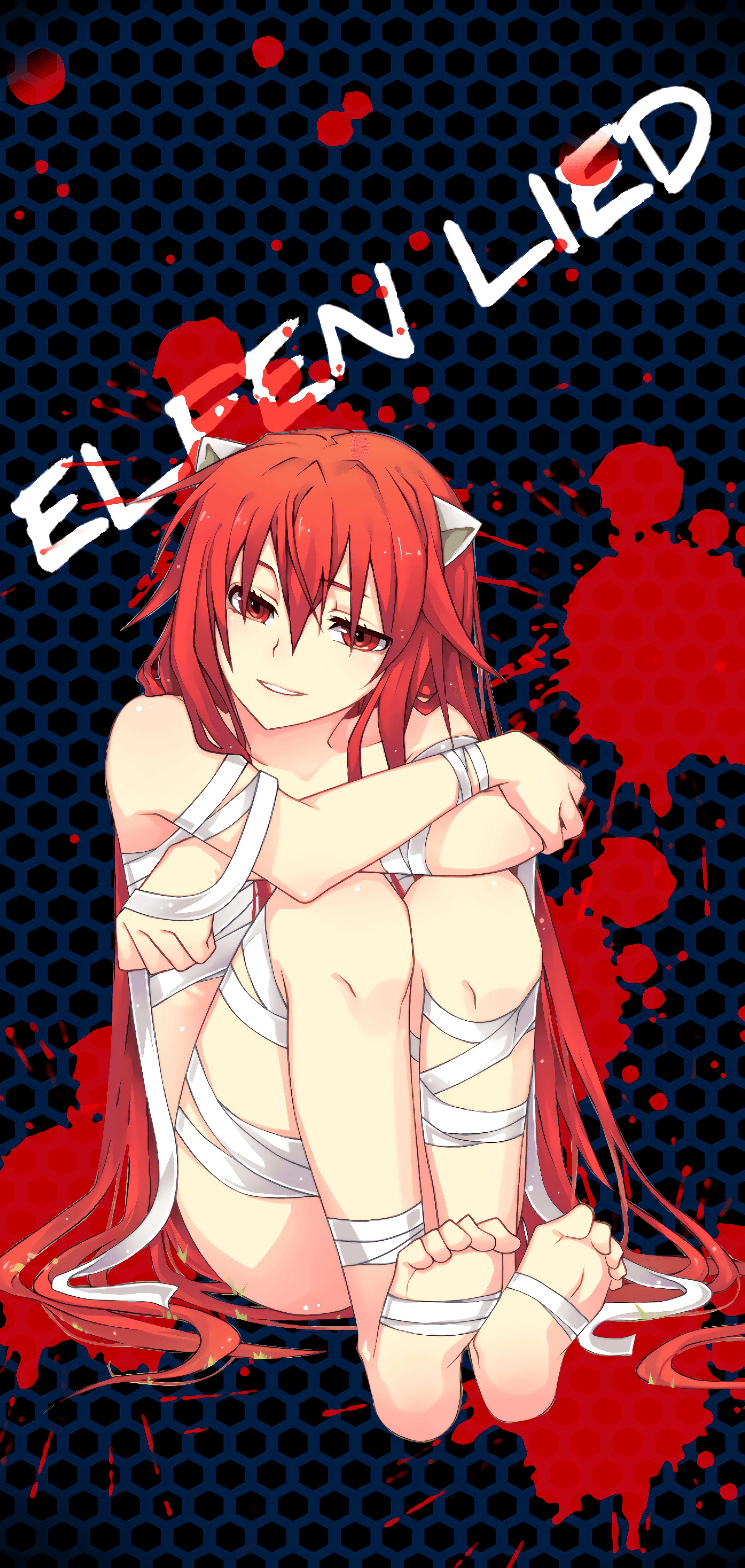 anime girls, Nyu, 5K, Elfen Lied, Phone HD Wallpaper